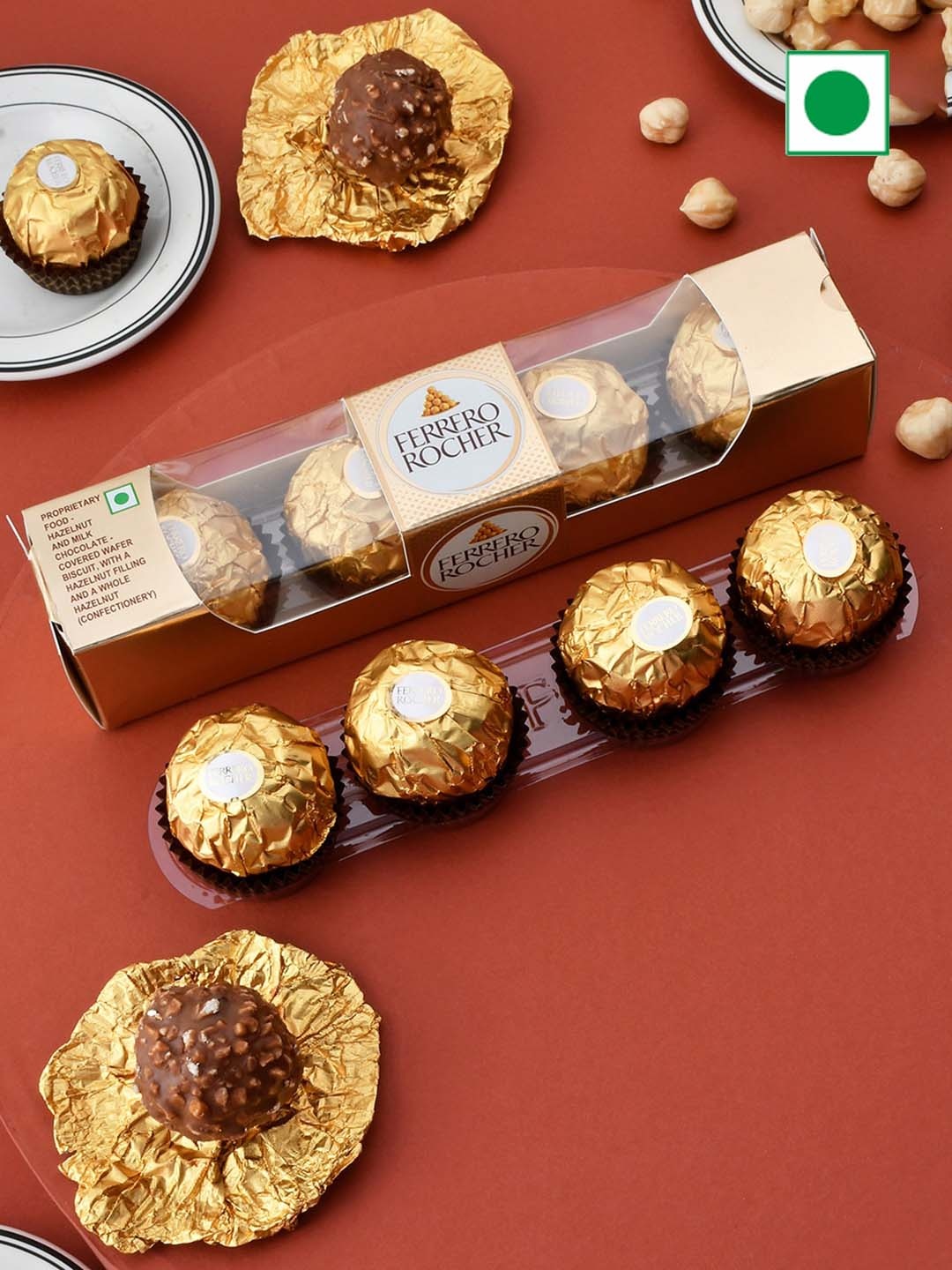 RawFruit Ferrero Rocher Chocolate With 1 Tic-Tac-Toe Game & Valentines Day Greeting Card, Gold
RawFruit Ferrero Rocher Chocolate With 1 Tic-Tac-Toe Game & Valentines Day Greeting Card, Gold
