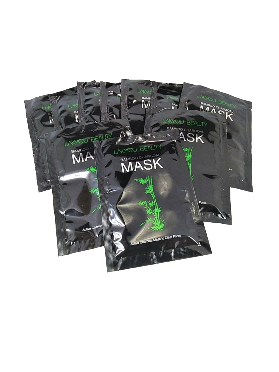 LAKYOU BEAUTY Set Of 10 Black Beauty Mask With Activated Charcoal For Blackhead - 100g
LAKYOU BEAUTY Set Of 10 Black Beauty Mask With Activated Charcoal For Blackhead - 100g