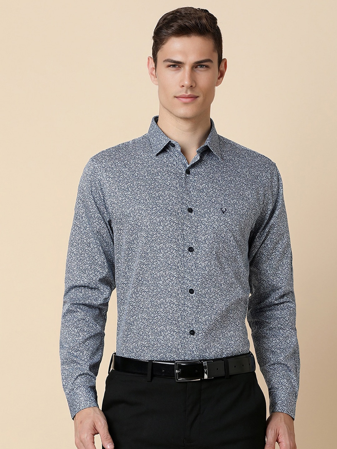 Allen Solly Slim Fit Micro Ditsy Printed Spread Collar Pure Cotton Formal Shirt, Grey
Allen Solly Slim Fit Micro Ditsy Printed Spread Collar Pure Cotton Formal Shirt, Grey