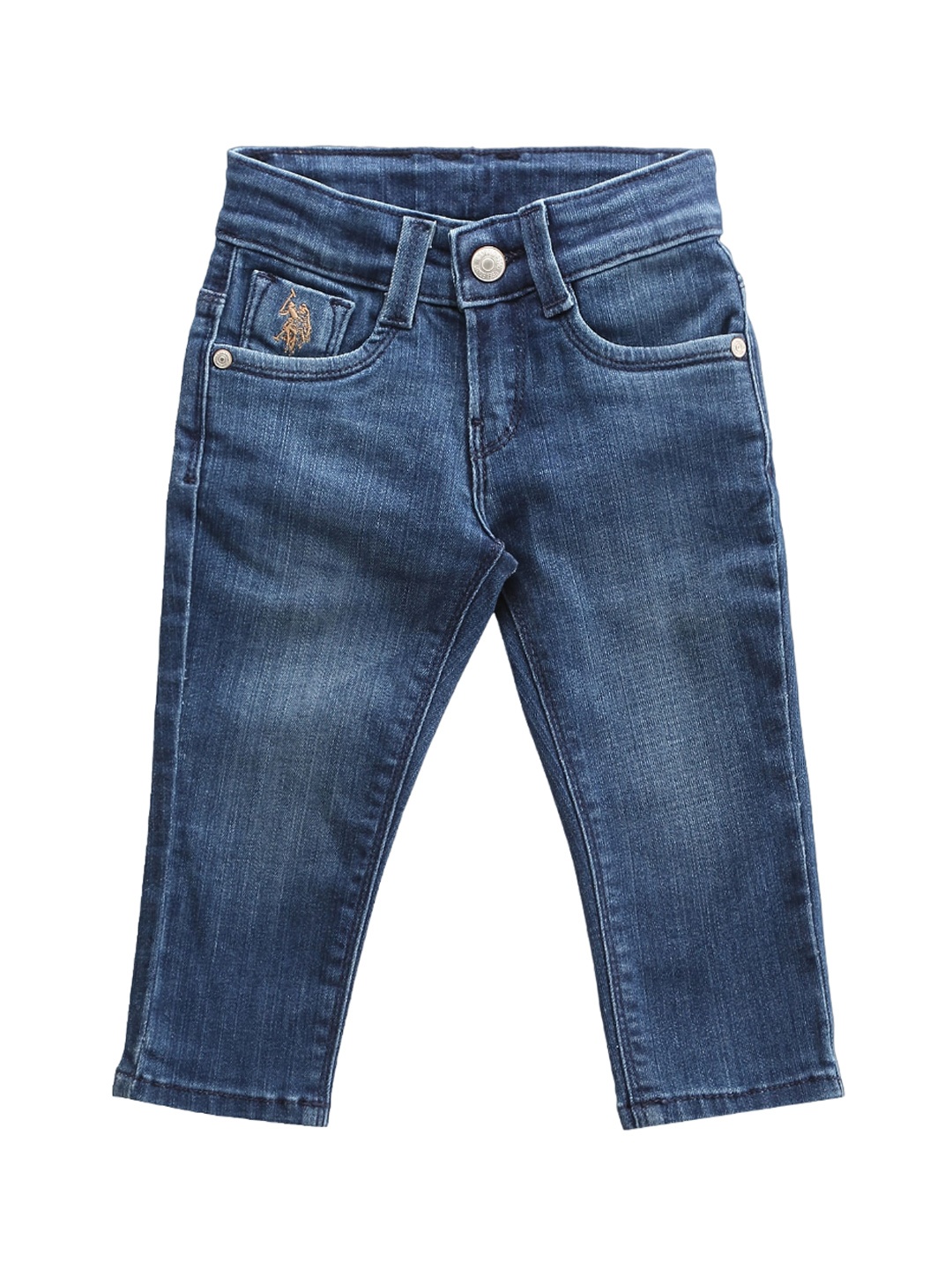 U.S. Polo Assn. Kids Boys Classic Slim Fit Low Distress Light Fade Stretchable Jeans, Blue
U.S. Polo Assn. Kids Boys Classic Slim Fit Low Distress Light Fade Stretchable Jeans, Blue
