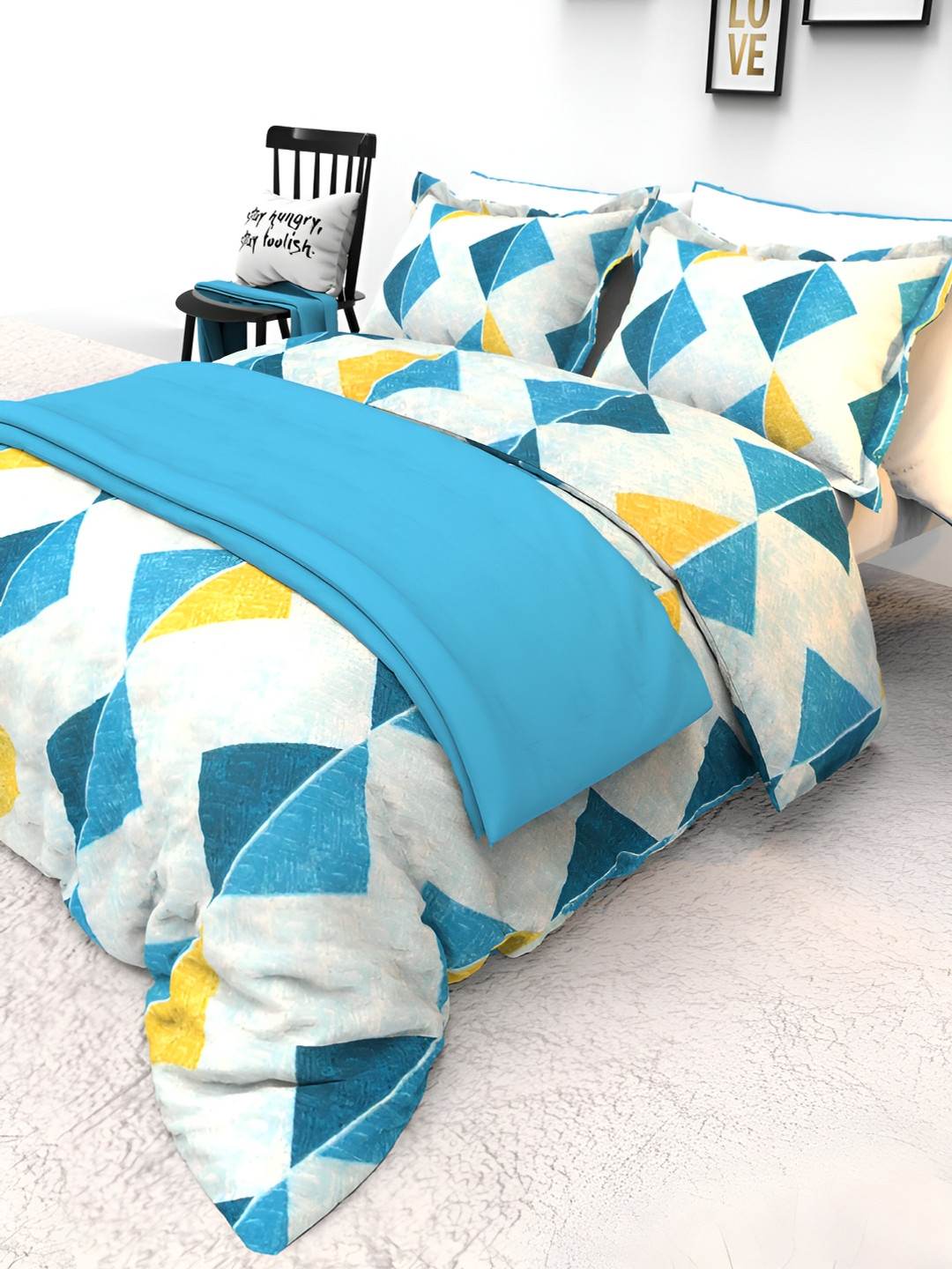 THE WHITE MOSS White Printed Pure Cotton 130 TC Double Queen Bedsheet With 2 Pillow Covers
THE WHITE MOSS White Printed Pure Cotton 130 TC Double Queen Bedsheet With 2 Pillow Covers