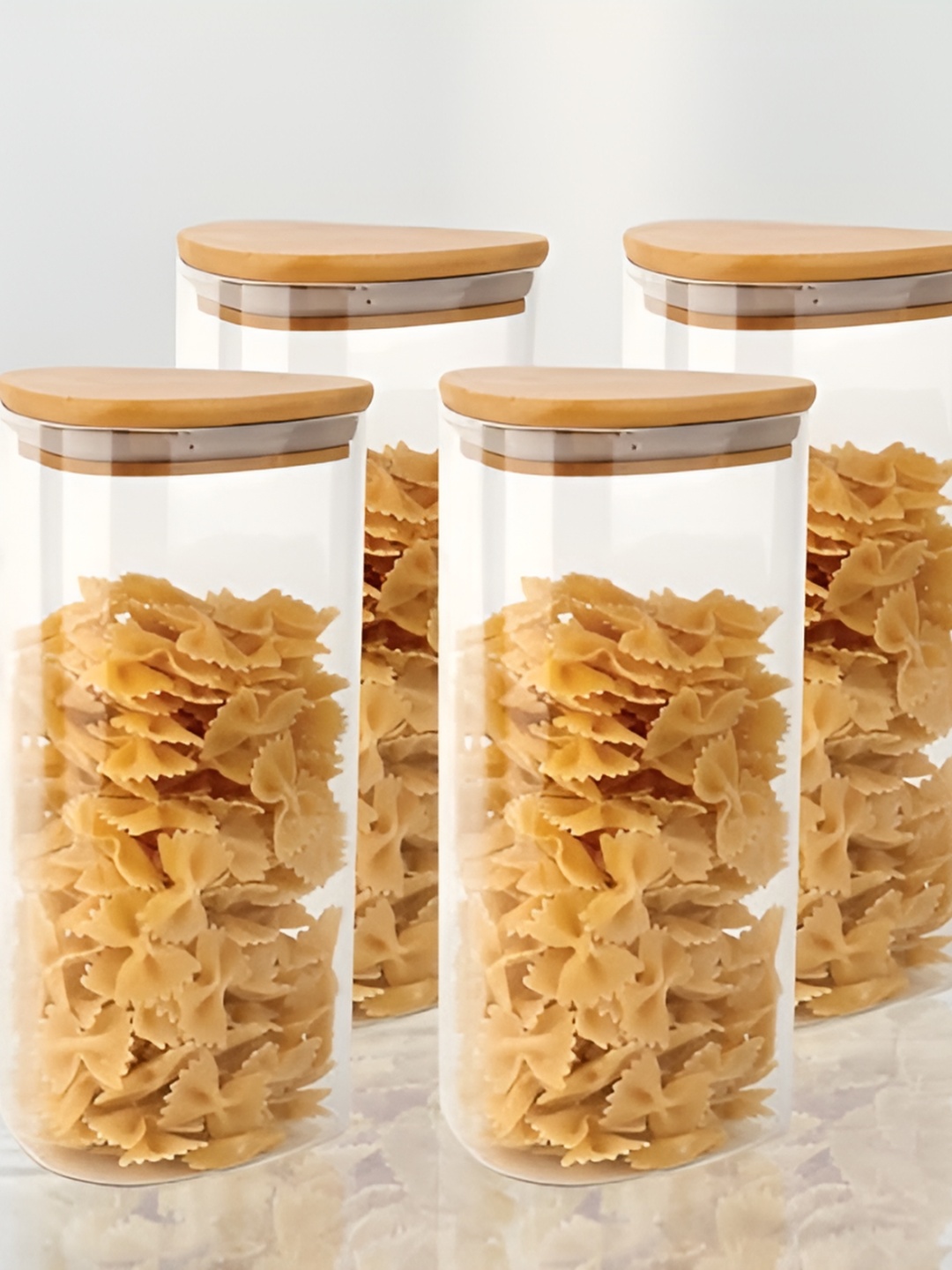 Femora Transparent 4 Pieces Borosilicate Glass Dishwasher Safe Food Containers 1.2 L Each
Femora Transparent 4 Pieces Borosilicate Glass Dishwasher Safe Food Containers 1.2 L Each