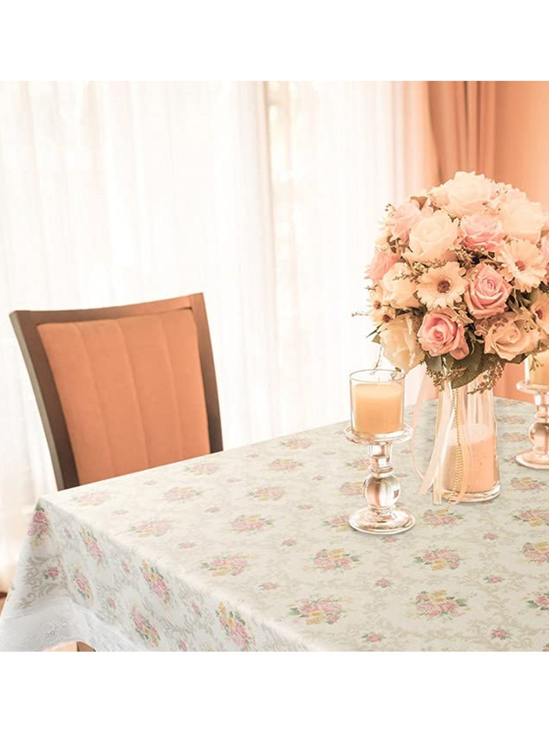 Freelance Beige & White Floral Printed Waterproof Highly Durable 4-Seater Table Cover
Freelance Beige & White Floral Printed Waterproof Highly Durable 4-Seater Table Cover