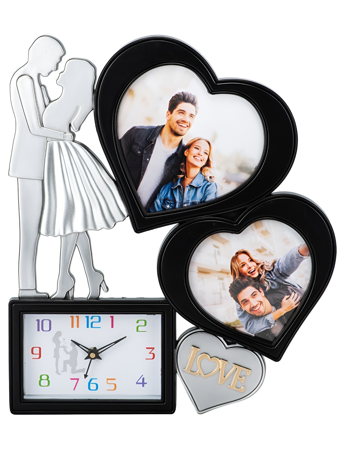 Attractionz Silver-Toned Rectangle Contemporary Analogue Wall Clock With Photo Frame
Attractionz Silver-Toned Rectangle Contemporary Analogue Wall Clock With Photo Frame