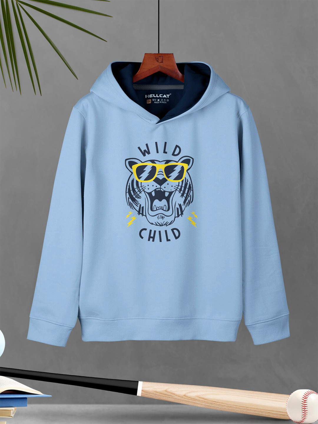 HELLCAT Boys Graphic Printed Hooded Pullover, Blue
HELLCAT Boys Graphic Printed Hooded Pullover, Blue