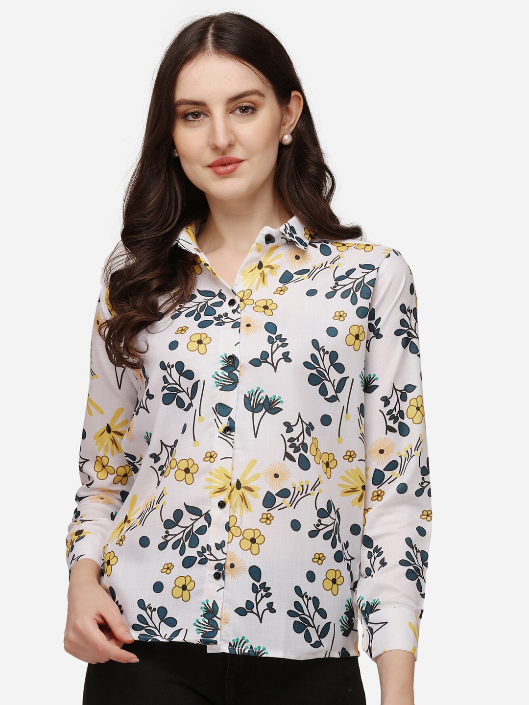 GETCHI Comfort Floral Digital Printed Long Sleeves Cotton Casual Shirt, White
GETCHI Comfort Floral Digital Printed Long Sleeves Cotton Casual Shirt, White