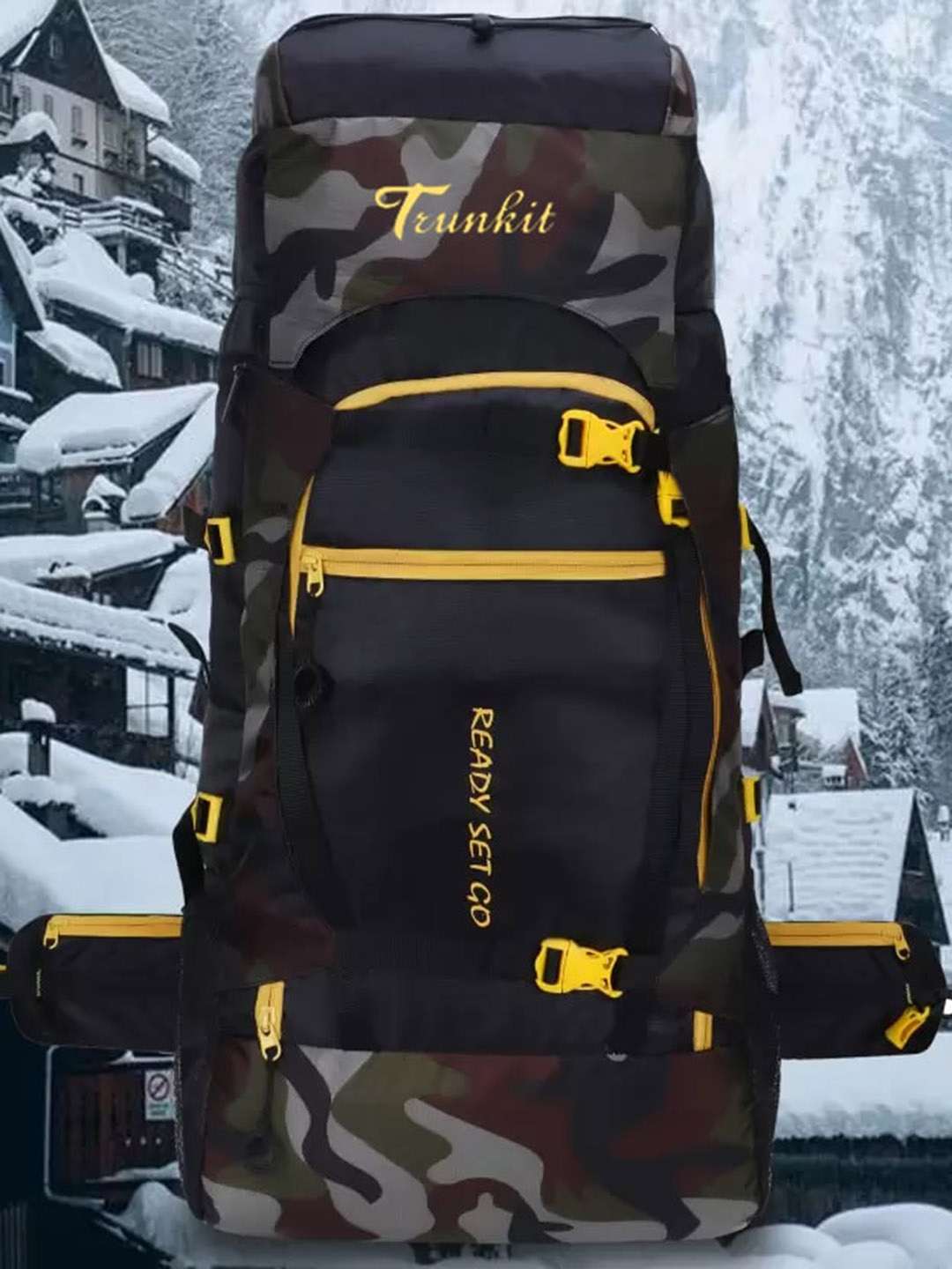 TRUNKIT Hiking Rucksack, Green
