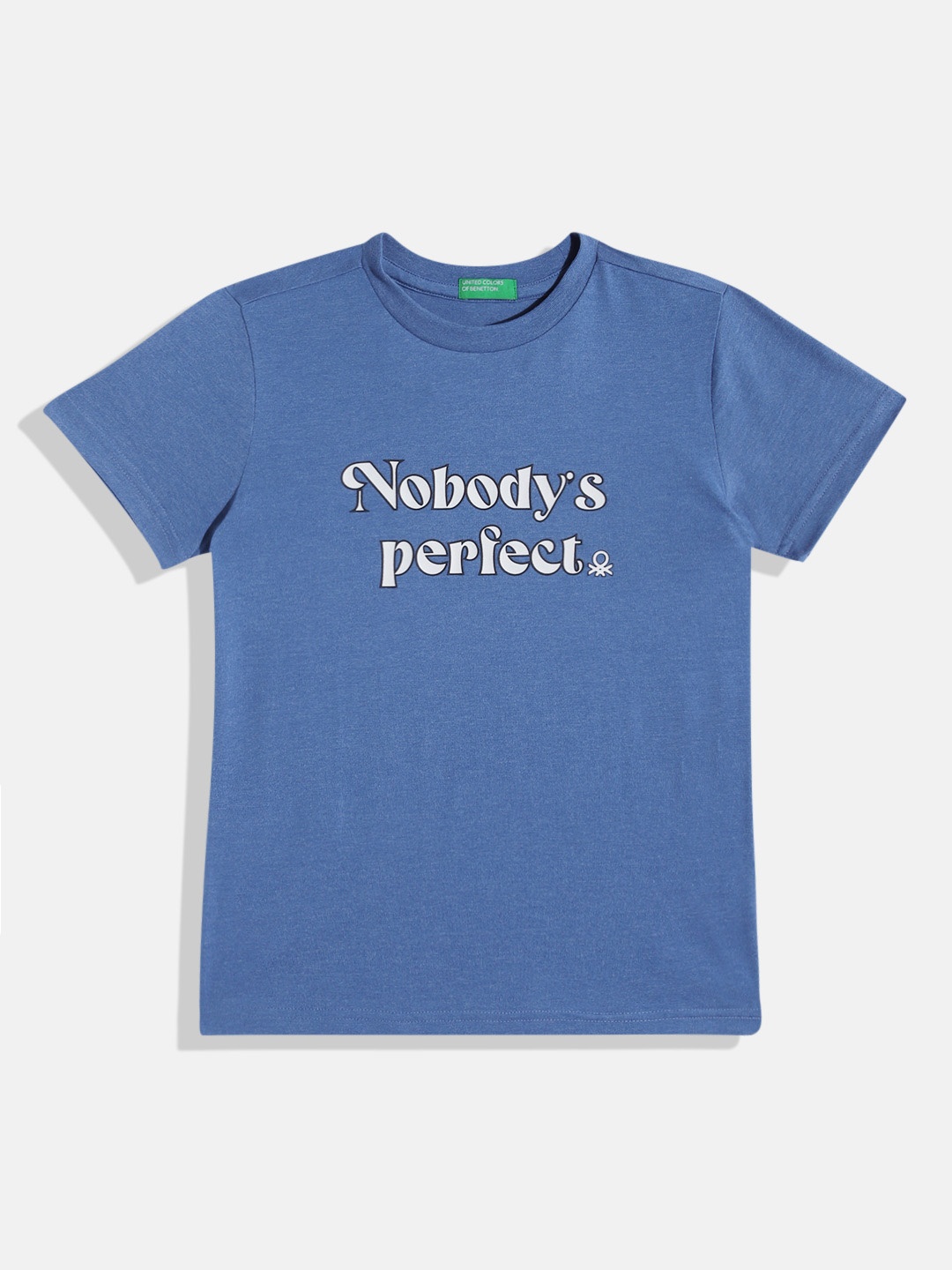 United Colors of Benetton Boys Typography Printed Round-Neck Regular Fit T-shirt, Blue
United Colors of Benetton Boys Typography Printed Round-Neck Regular Fit T-shirt, Blue