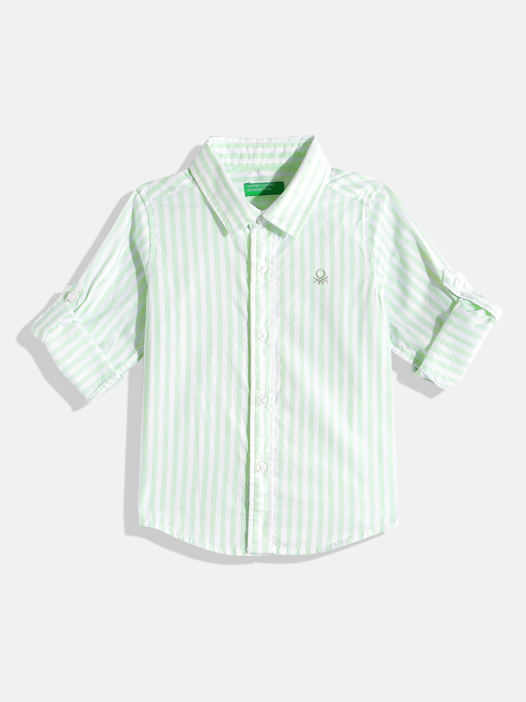 United Colors of Benetton Boys Dual-Tone Striped Casual Pure Cotton Oxford Shirt, Green
United Colors of Benetton Boys Dual-Tone Striped Casual Pure Cotton Oxford Shirt, Green