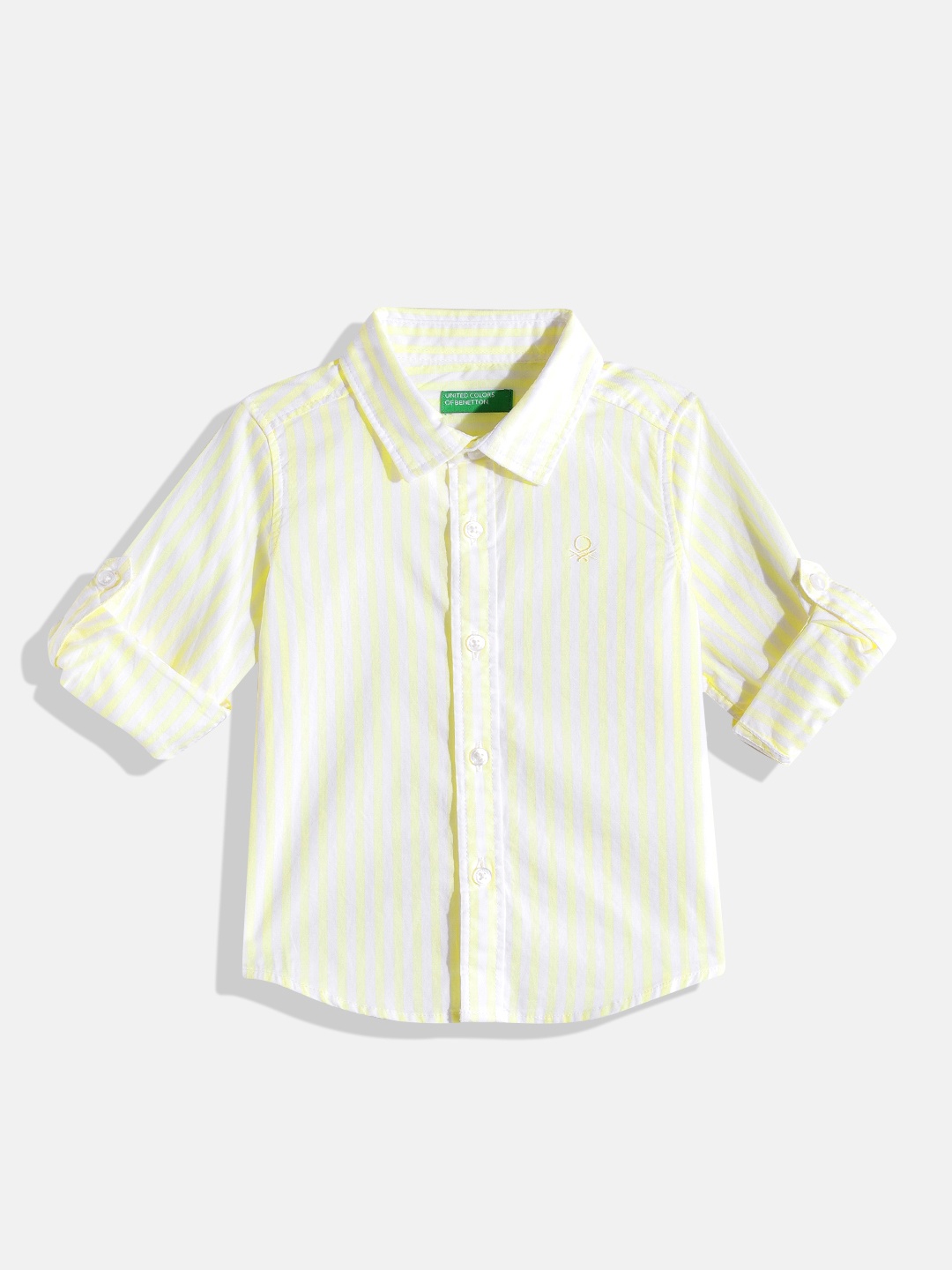 United Colors of Benetton Boys Dual-Tone Striped Casual Pure Cotton Oxford Shirt, Yellow
United Colors of Benetton Boys Dual-Tone Striped Casual Pure Cotton Oxford Shirt, Yellow