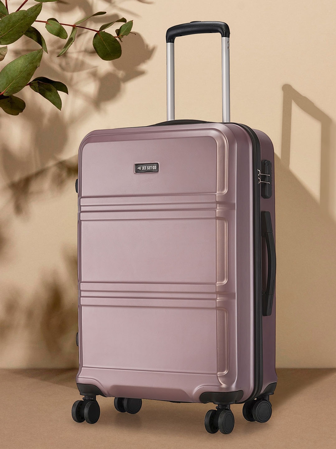Nasher Miles Jet Set Go Dollar Textured Lightweight Hard Sided Medium Trolley Bag- 65 cm, Rose gold
Nasher Miles Jet Set Go Dollar Textured Lightweight Hard Sided Medium Trolley Bag- 65 cm, Rose gold