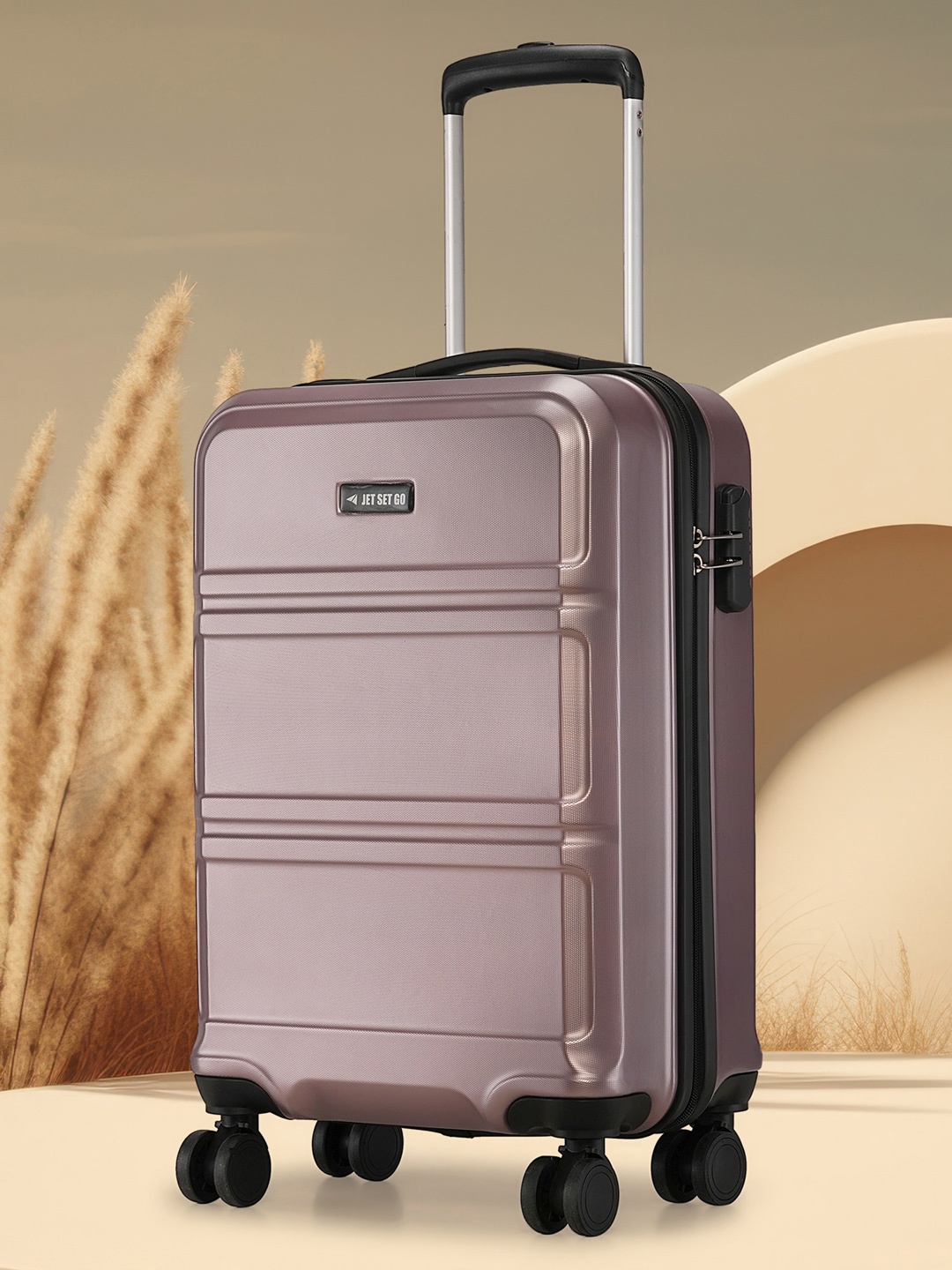Nasher Miles Jet Set Go Dollar Hard-Sided Printed Cabin Trolley Bag- 55 cm, Rose gold
Nasher Miles Jet Set Go Dollar Hard-Sided Printed Cabin Trolley Bag- 55 cm, Rose gold