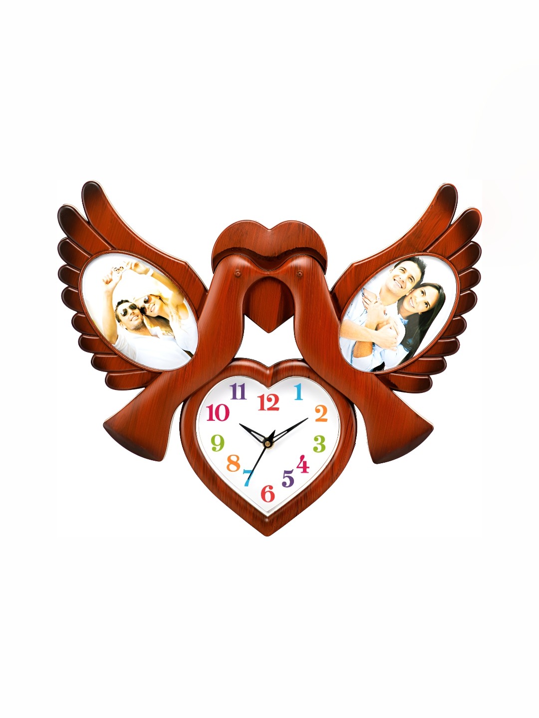 Attractionz Red & White Heart Shaped Contemporary Analogue Wall Clock With Photo Frame
Attractionz Red & White Heart Shaped Contemporary Analogue Wall Clock With Photo Frame