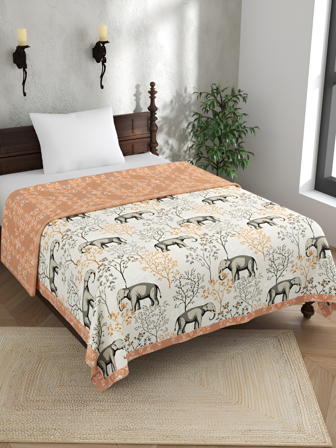 EverHOME Daisy Meadows Beige & Orange Floral Cotton AC Room 120 GSM Single Bed Dohar
EverHOME Daisy Meadows Beige & Orange Floral Cotton AC Room 120 GSM Single Bed Dohar