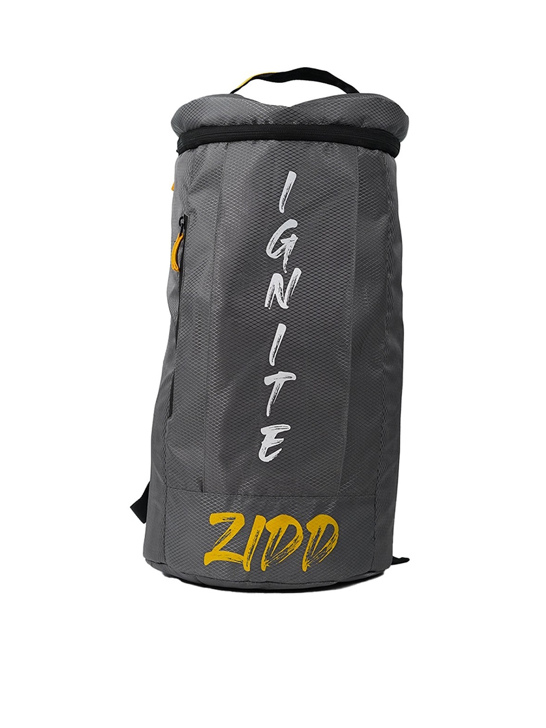MuscleBlaze Unisex Typography Printed Gym Backpack, Grey