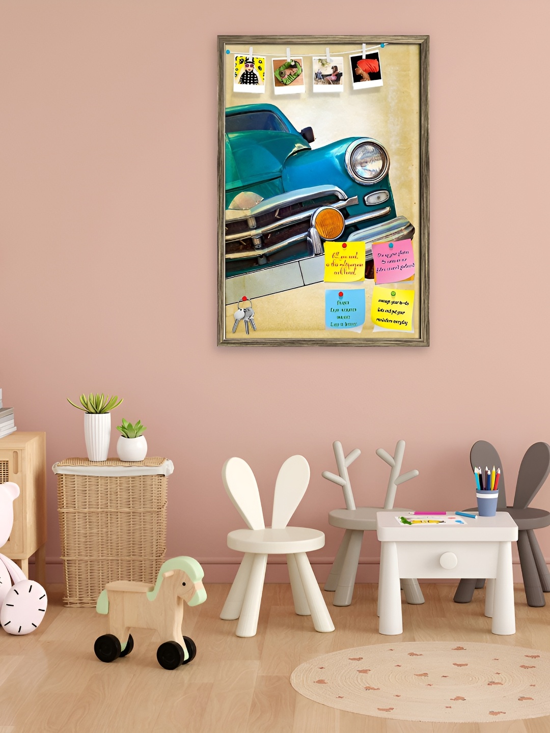 ArtzFolio Copper-Toned Wooden Bulletin Board with Sticky Notes Wall Hangings Wall Decor
ArtzFolio Copper-Toned Wooden Bulletin Board with Sticky Notes Wall Hangings Wall Decor