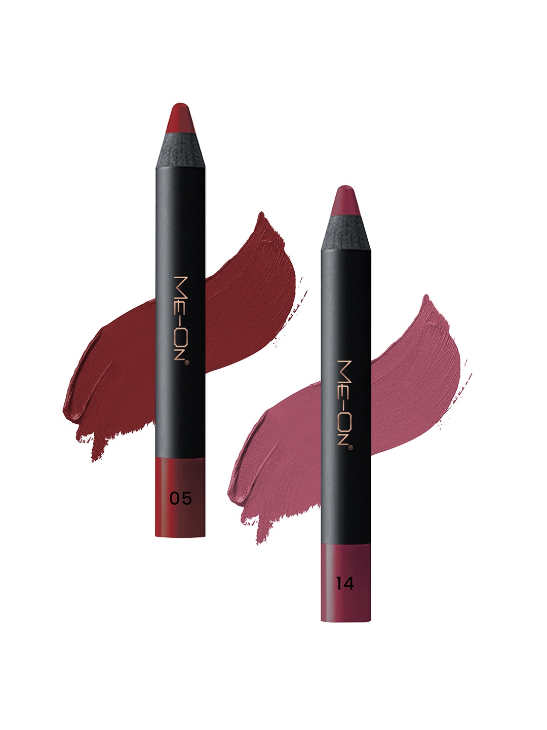 ME-ON Set Of 2 Photoface Non Transfer Lip Crayon Lipstick - 3.6g Each - Shade 05-Shade 14, Mauve
ME-ON Set Of 2 Photoface Non Transfer Lip Crayon Lipstick - 3.6g Each - Shade 05-Shade 14, Mauve