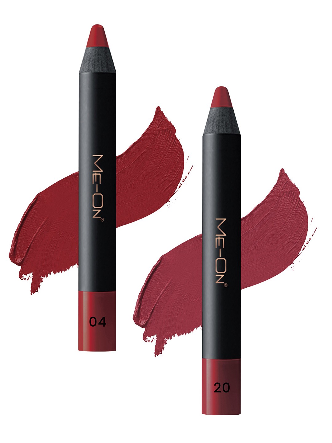 ME-ON Photoface Set Of 2 Non Transfer Lip Crayon Lipstick - 3.6g Each - Shade 04-Shade 20, Mauve
ME-ON Photoface Set Of 2 Non Transfer Lip Crayon Lipstick - 3.6g Each - Shade 04-Shade 20, Mauve