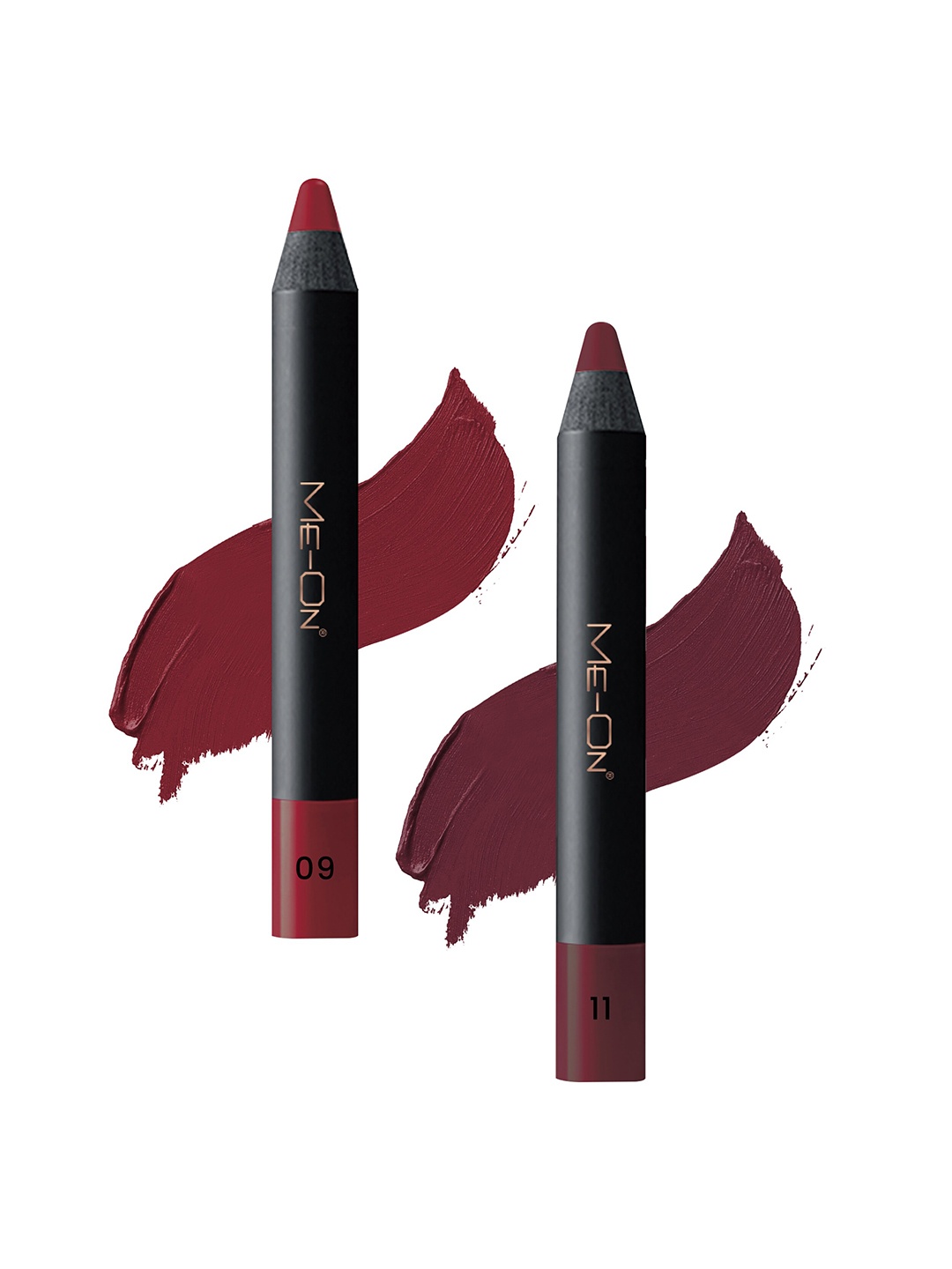 ME-ON Set of 2 Photoface Long Lasting Matte Finish Lip Crayon - Shade 09 & 11, Purple
ME-ON Set of 2 Photoface Long Lasting Matte Finish Lip Crayon - Shade 09 & 11, Purple