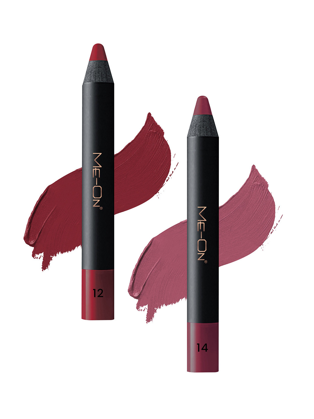 ME-ON Set of 2 Photoface Long Lasting Matte Finish Lip Crayon - Shade 12 & 14, Maroon
ME-ON Set of 2 Photoface Long Lasting Matte Finish Lip Crayon - Shade 12 & 14, Maroon