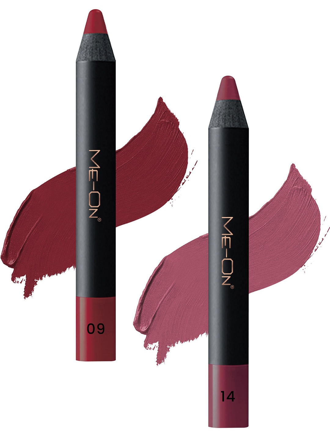 ME-ON Set of 2 Photoface Long Lasting Matte Finish Lip Crayon - Shade 09 & 14, Maroon
ME-ON Set of 2 Photoface Long Lasting Matte Finish Lip Crayon - Shade 09 & 14, Maroon