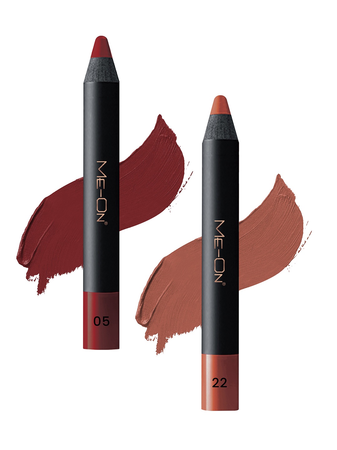 ME-ON Set of 2 Photoface Long Lasting Matte Finish Lip Crayon - Shade 05 & 22, Nude
ME-ON Set of 2 Photoface Long Lasting Matte Finish Lip Crayon - Shade 05 & 22, Nude