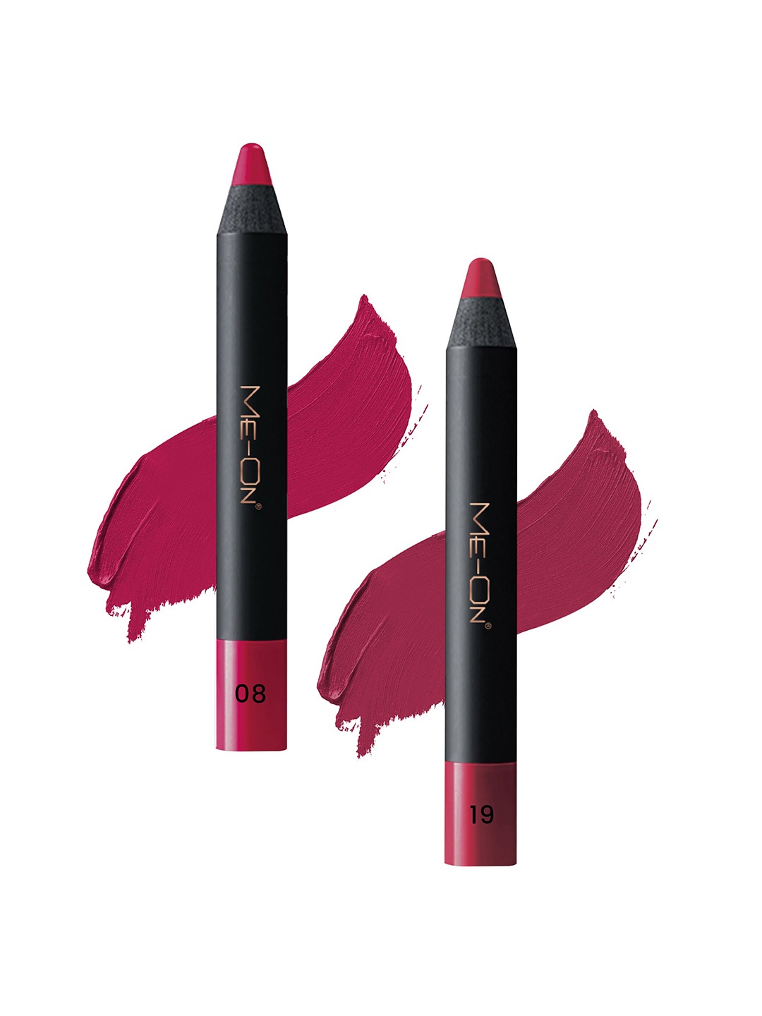 ME-ON Photoface Set Of 2 Non Transfer Lip Crayon Lipstick - 3.6g Each - Shade 08-Shade 19, Pink
ME-ON Photoface Set Of 2 Non Transfer Lip Crayon Lipstick - 3.6g Each - Shade 08-Shade 19, Pink