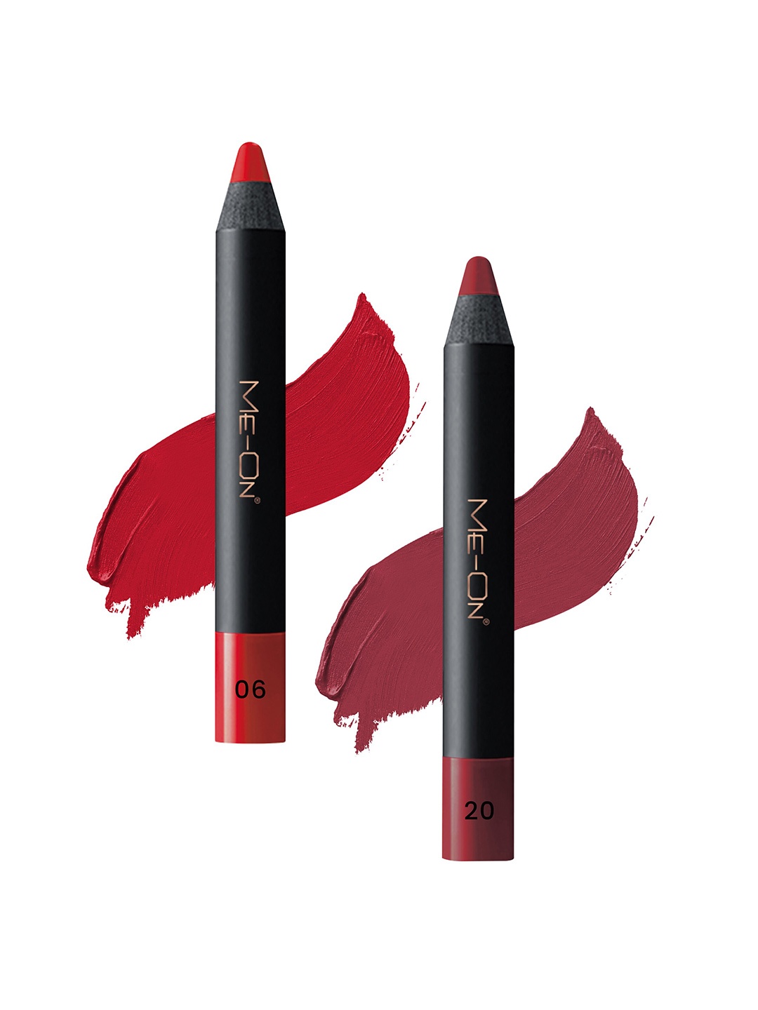 ME-ON Set of 2 Photoface Long Lasting Matte Finish Lip Crayon - Shade 06 & 20, Purple
ME-ON Set of 2 Photoface Long Lasting Matte Finish Lip Crayon - Shade 06 & 20, Purple