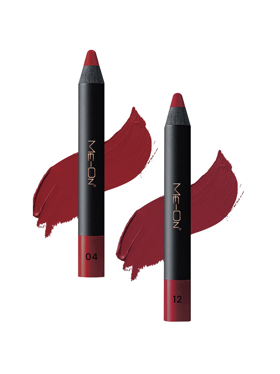 ME-ON Set of 2 Photoface Long Lasting Matte Finish Lip Crayon - Shade 04 & 12, Maroon
ME-ON Set of 2 Photoface Long Lasting Matte Finish Lip Crayon - Shade 04 & 12, Maroon