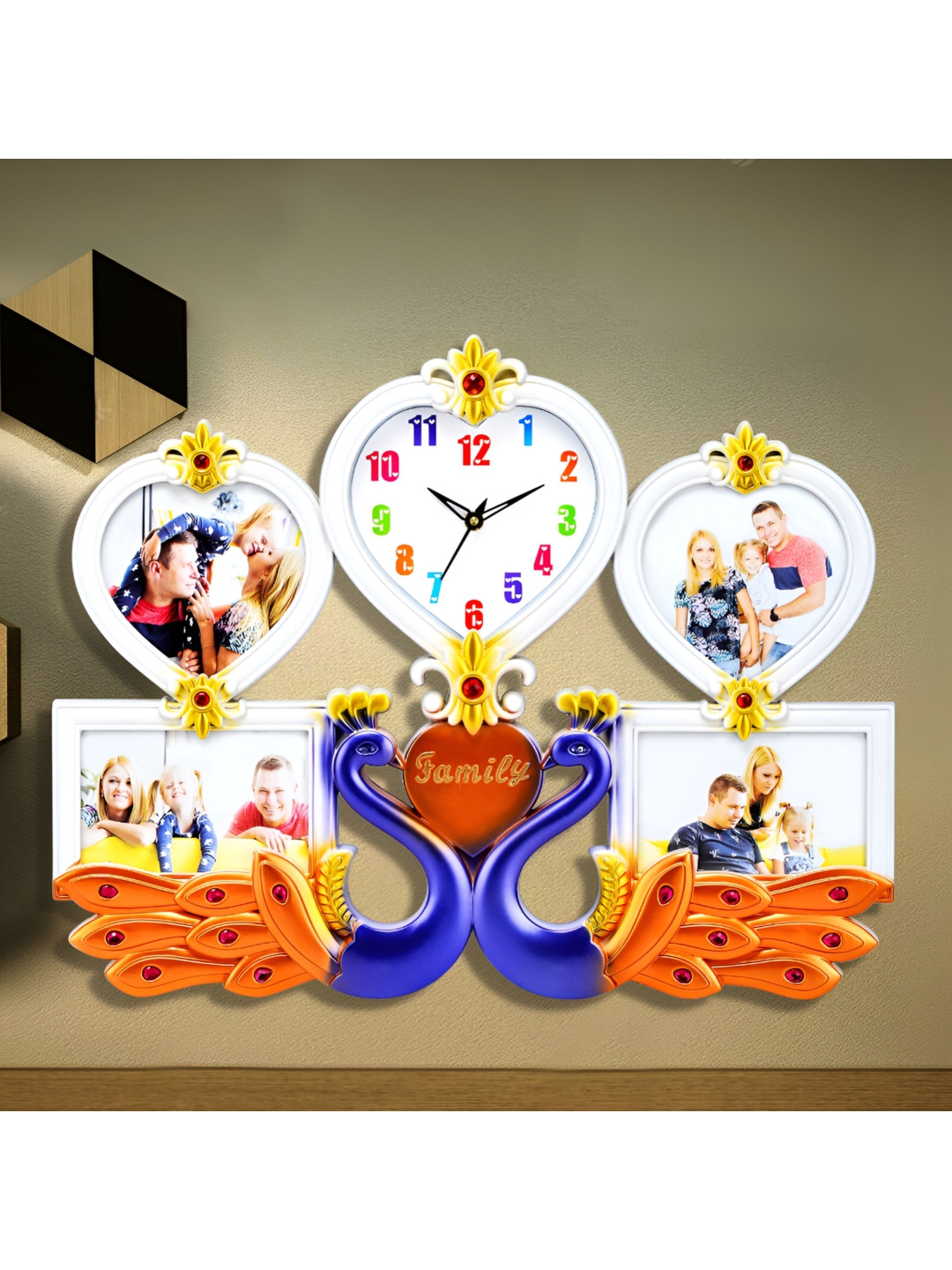 Attractionz Blue & White Heart Shaped Textured Analogue Contemporary Wall Clock
Attractionz Blue & White Heart Shaped Textured Analogue Contemporary Wall Clock