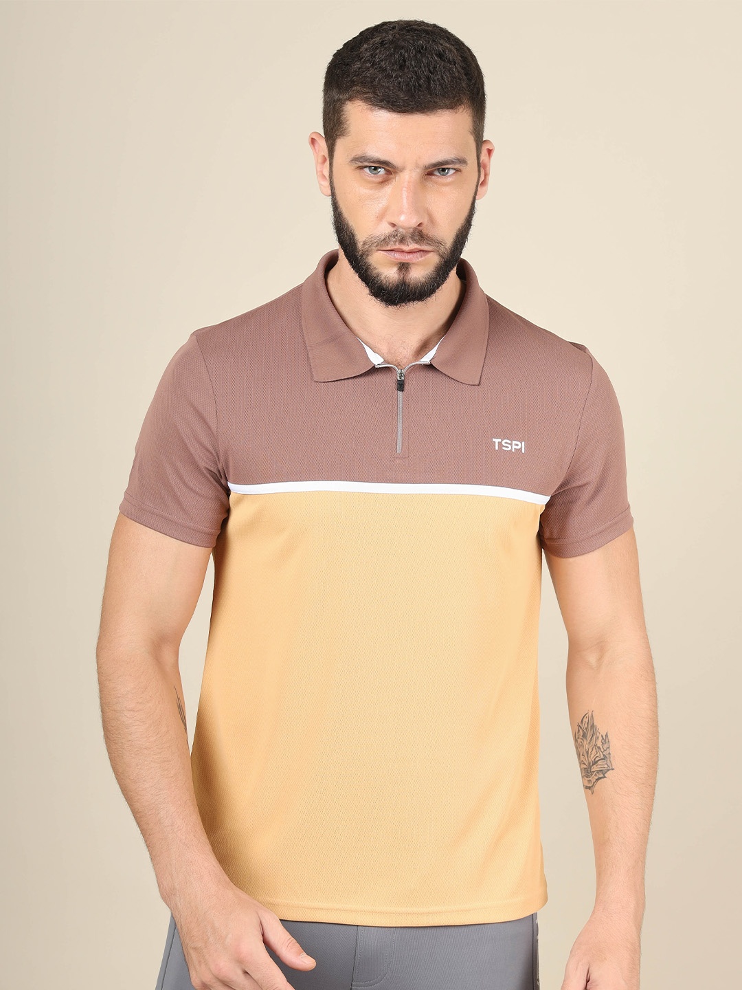 Technosport Colourblocked Polo Collar Rapid-Dry Moisture-Wicking Slim Fit T-shirt, Orange
Technosport Colourblocked Polo Collar Rapid-Dry Moisture-Wicking Slim Fit T-shirt, Orange
