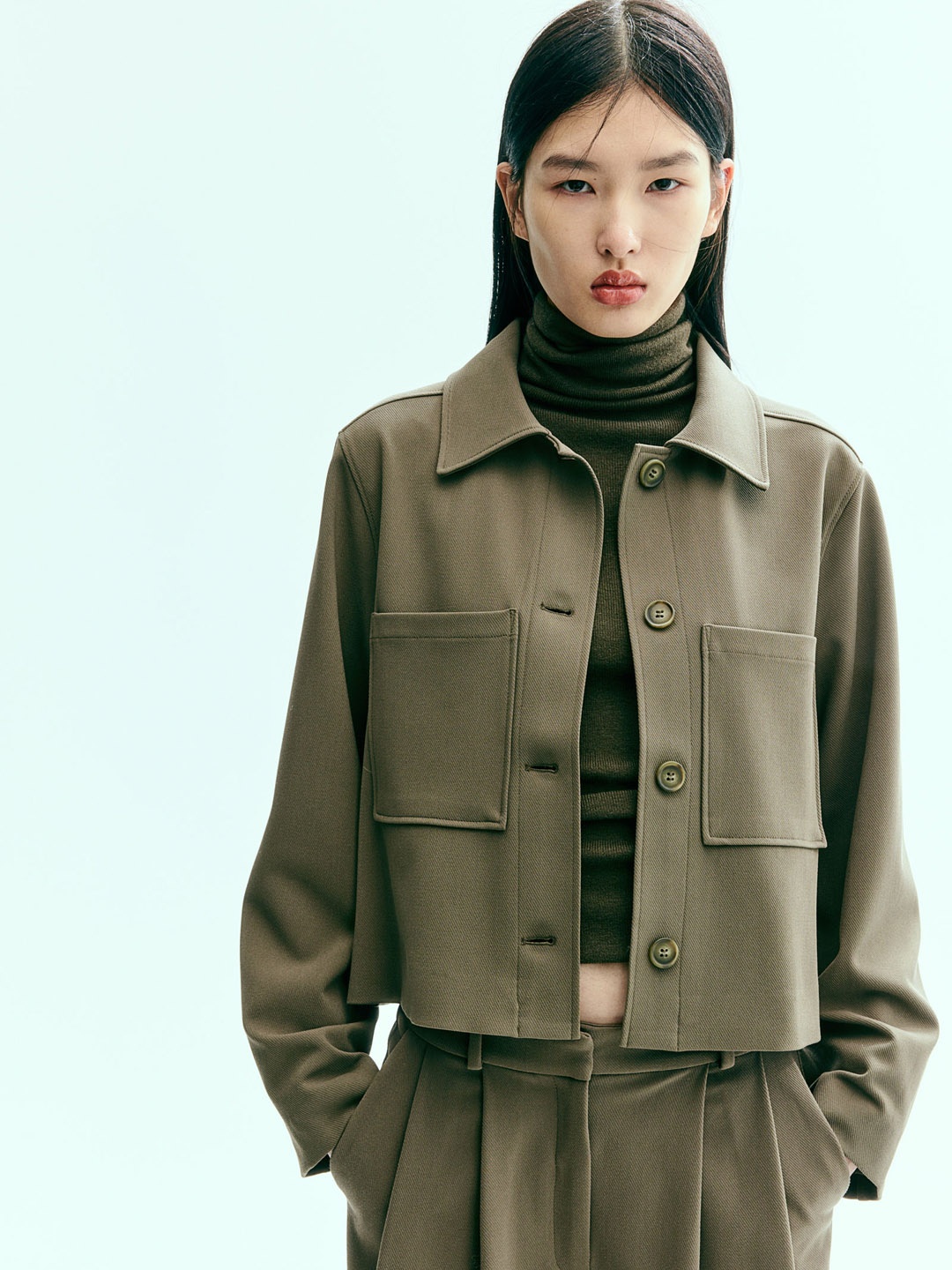 H&M Short Jacket, Olive