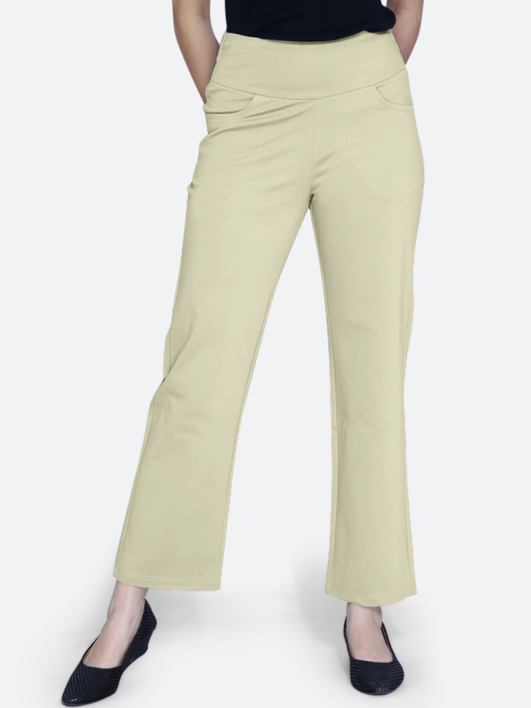 FCK-3 Women Relaxed Straight Leg High-Rise Regular Fit Bootcut Cotton Trouser, Beige
FCK-3 Women Relaxed Straight Leg High-Rise Regular Fit Bootcut Cotton Trouser, Beige