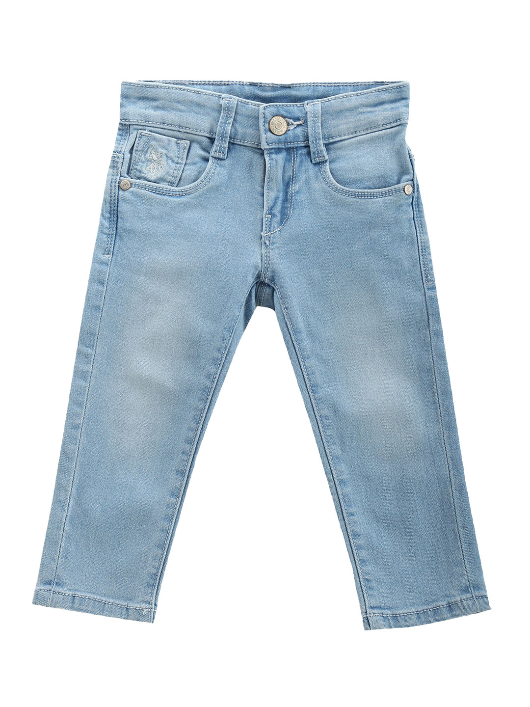 U.S. Polo Assn. Kids Boys Classic Slim Fit Low Distress Clean Look Stretchable Jeans, Blue
U.S. Polo Assn. Kids Boys Classic Slim Fit Low Distress Clean Look Stretchable Jeans, Blue