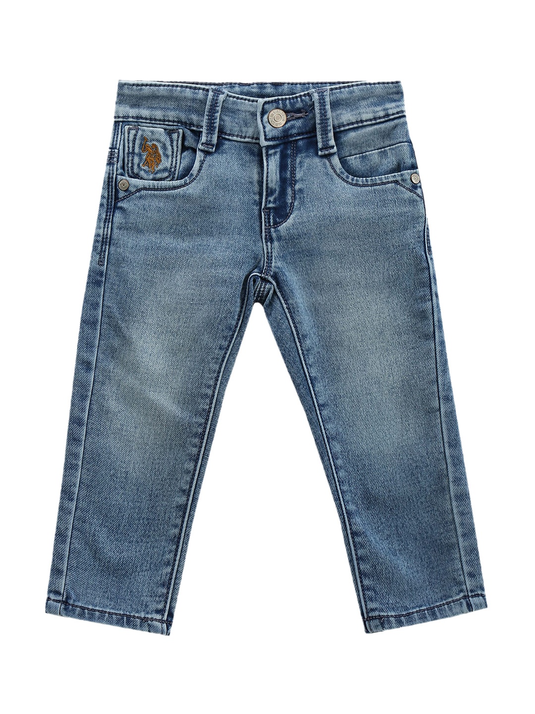 U.S. Polo Assn. Kids Boys Classic Slim Fit Low Distress Light Fade Stretchable Jeans, Blue
U.S. Polo Assn. Kids Boys Classic Slim Fit Low Distress Light Fade Stretchable Jeans, Blue