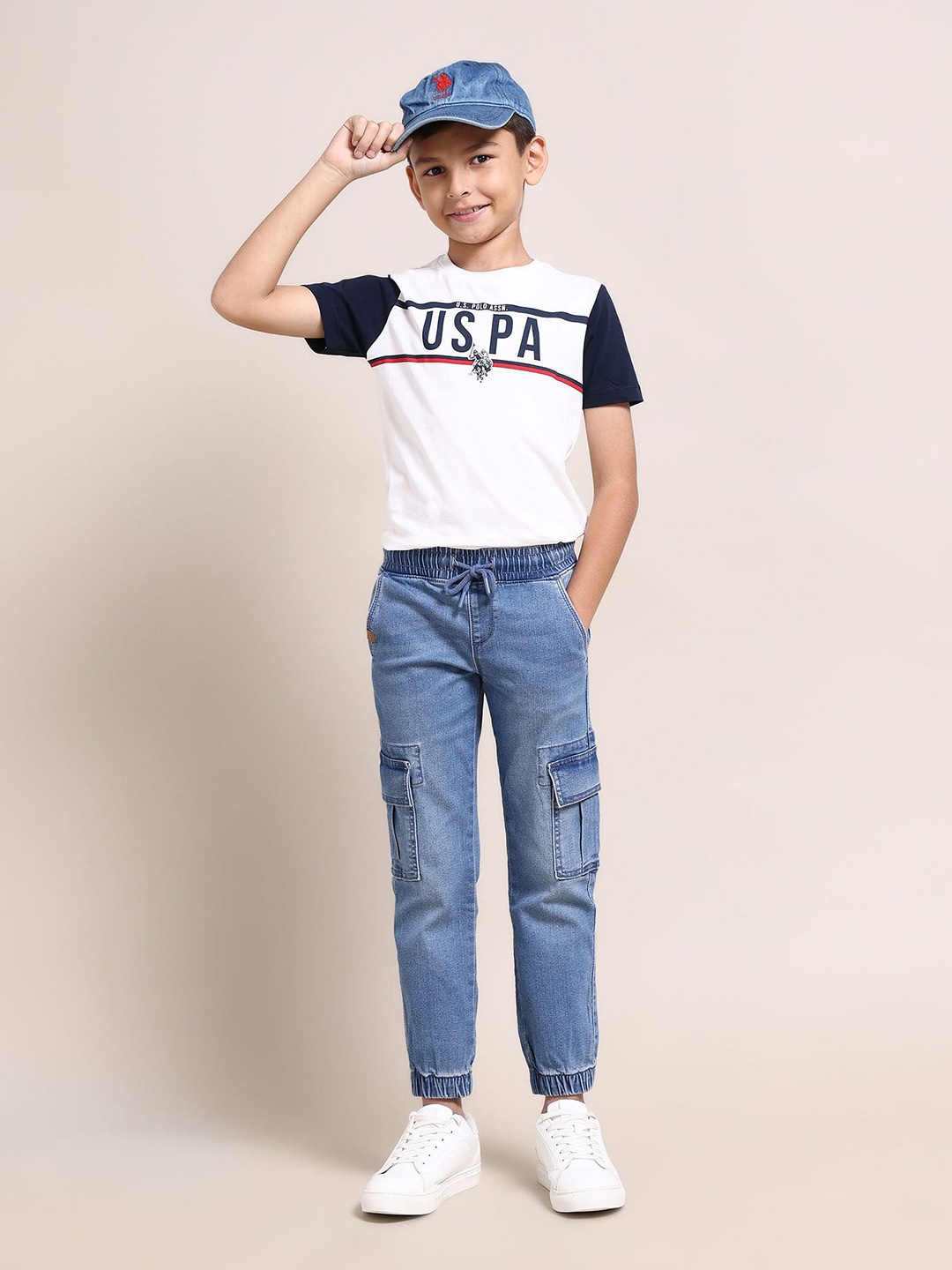 U.S. Polo Assn. Kids Boys Classic Slim Fit Low Distress Light Fade Stretchable Jeans, Blue
U.S. Polo Assn. Kids Boys Classic Slim Fit Low Distress Light Fade Stretchable Jeans, Blue