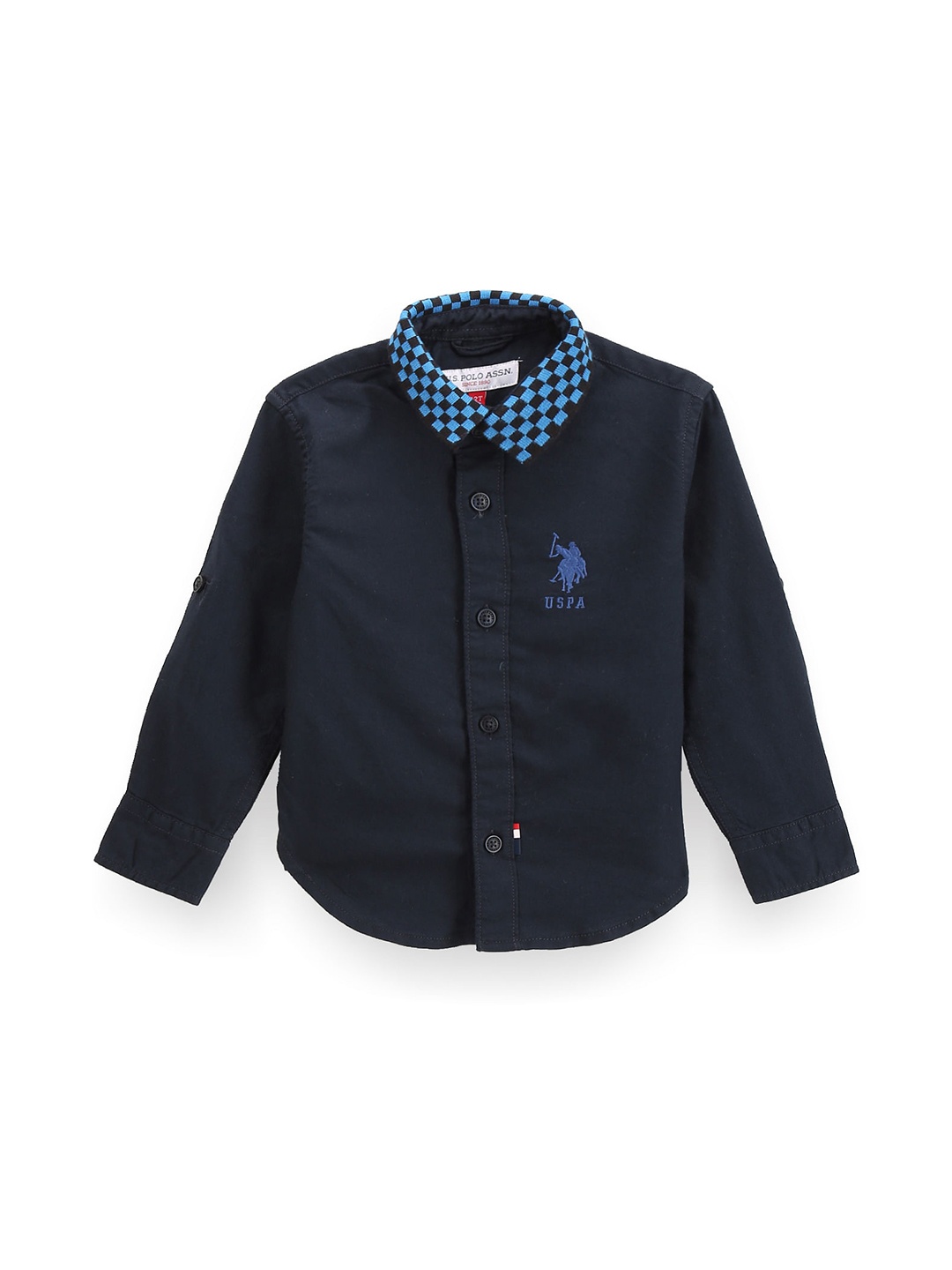 U.S. Polo Assn. Kids Boys Classic Spread Collar Long Sleeves Cotton Casual Shirt, Blue
U.S. Polo Assn. Kids Boys Classic Spread Collar Long Sleeves Cotton Casual Shirt, Blue