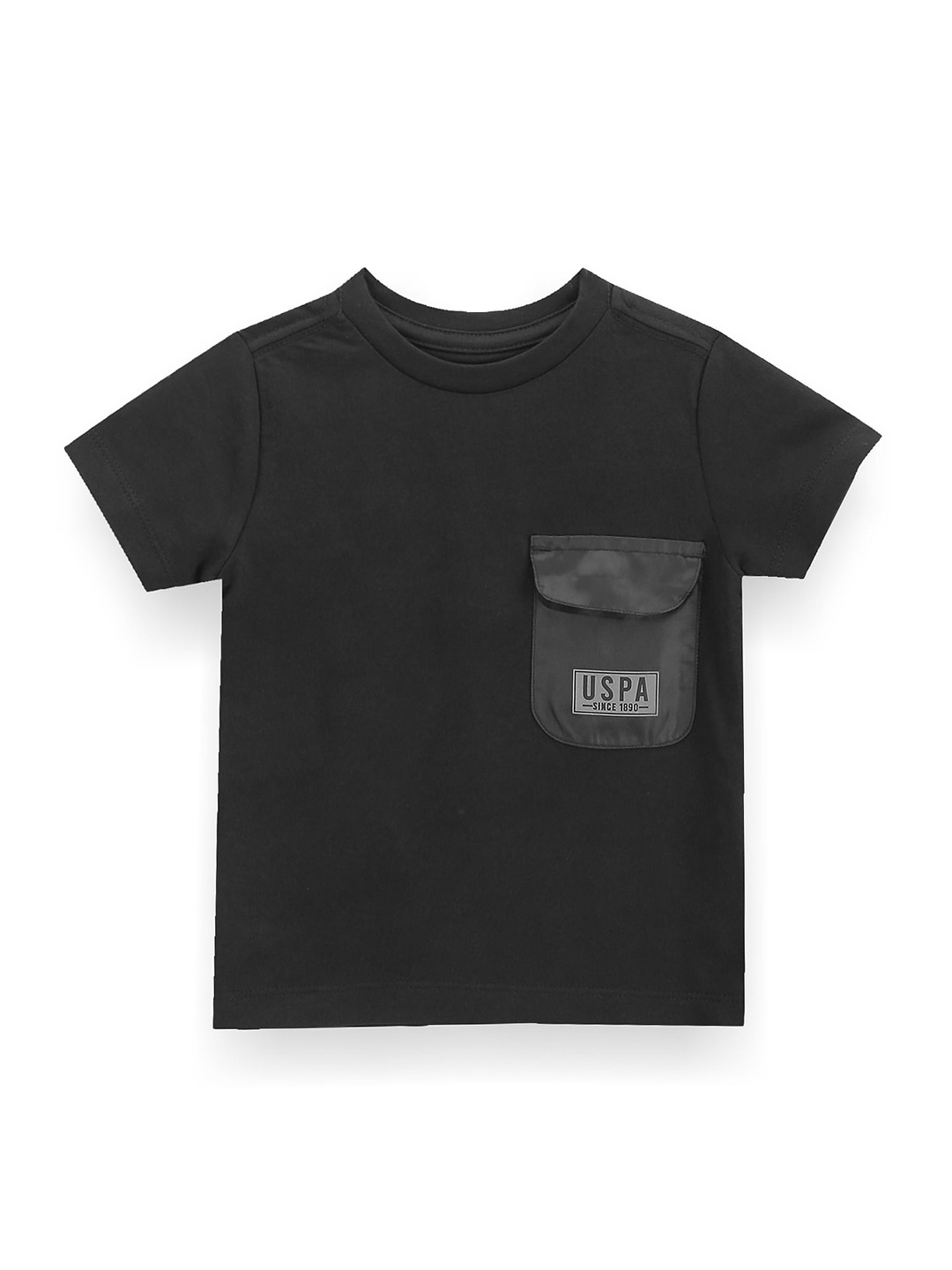U.S. Polo Assn. Kids Boys Round Neck Short Sleeves Pure Cotton Pockets T-shirt, Black
U.S. Polo Assn. Kids Boys Round Neck Short Sleeves Pure Cotton Pockets T-shirt, Black