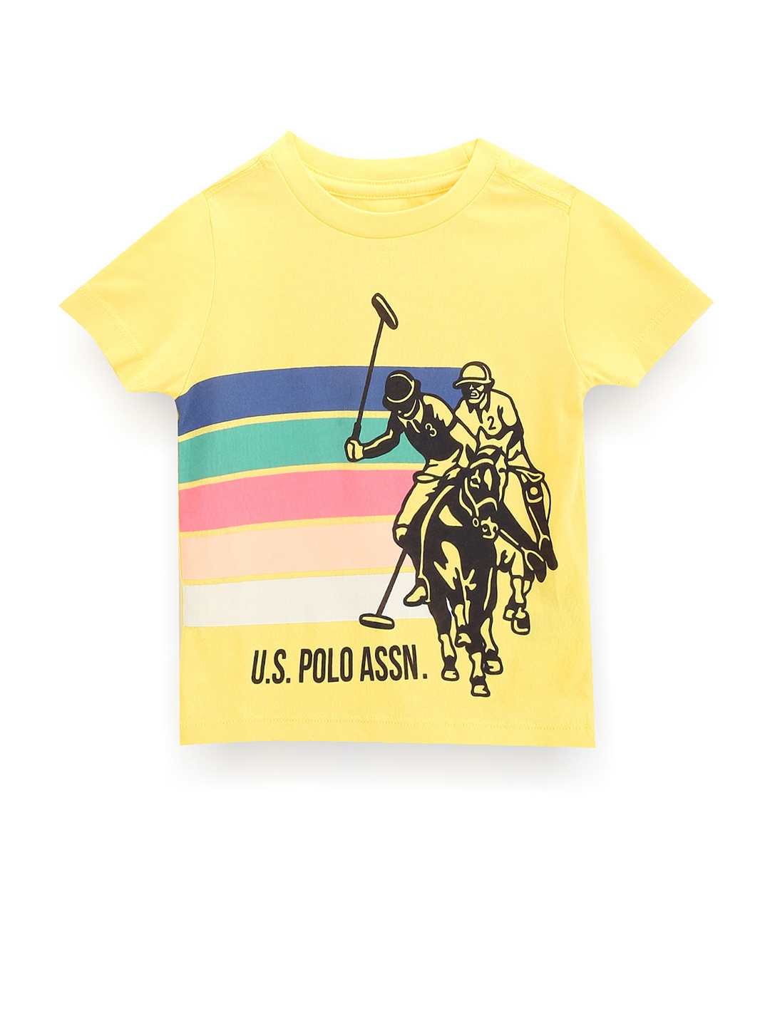 U.S. Polo Assn. Kids Boys Graphic Printed Round Neck Pure Cotton T-shirt, Yellow
U.S. Polo Assn. Kids Boys Graphic Printed Round Neck Pure Cotton T-shirt, Yellow