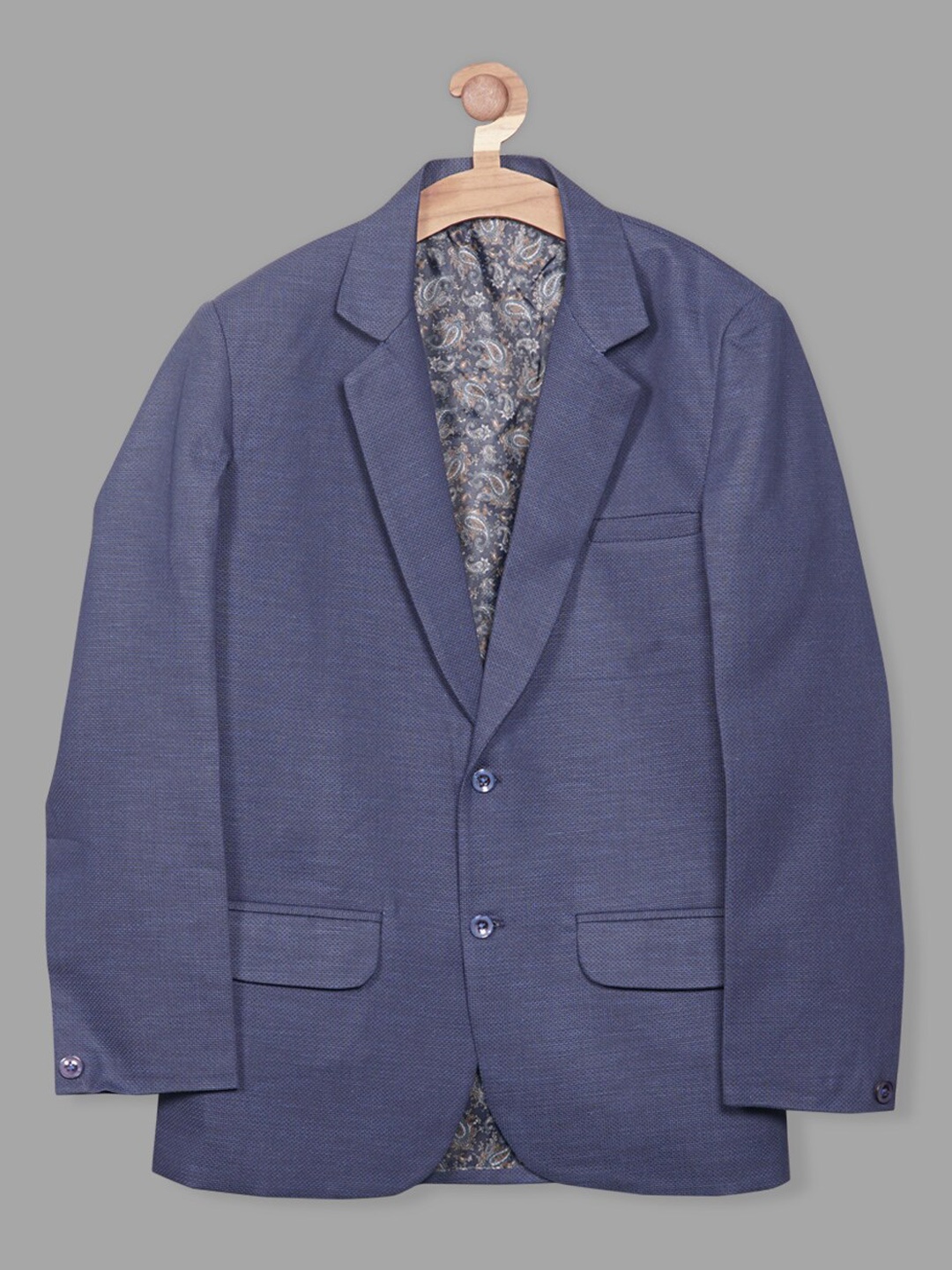 RIKIDOOS Boys Tailored-Fit Single-Breasted Light Weight Cotton Casual Blazer, Navy blue
RIKIDOOS Boys Tailored-Fit Single-Breasted Light Weight Cotton Casual Blazer, Navy blue