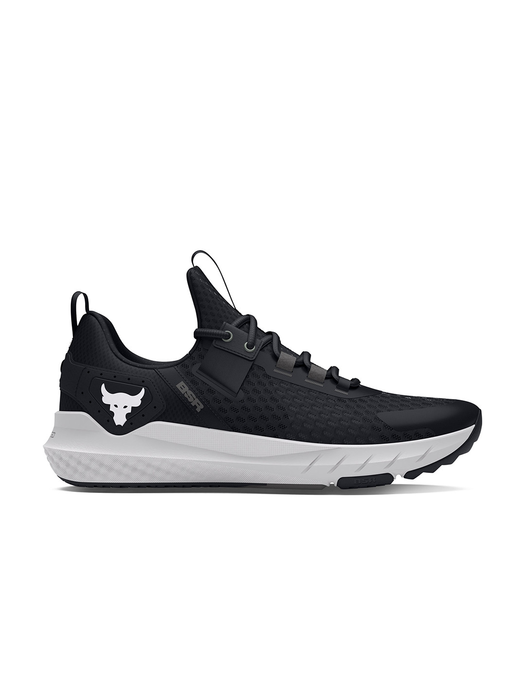 UNDER ARMOUR Men Woven Design Project Rock BSR 4 Training Shoes, Black 
UNDER ARMOUR Men Woven Design Project Rock BSR 4 Training Shoes, Black
