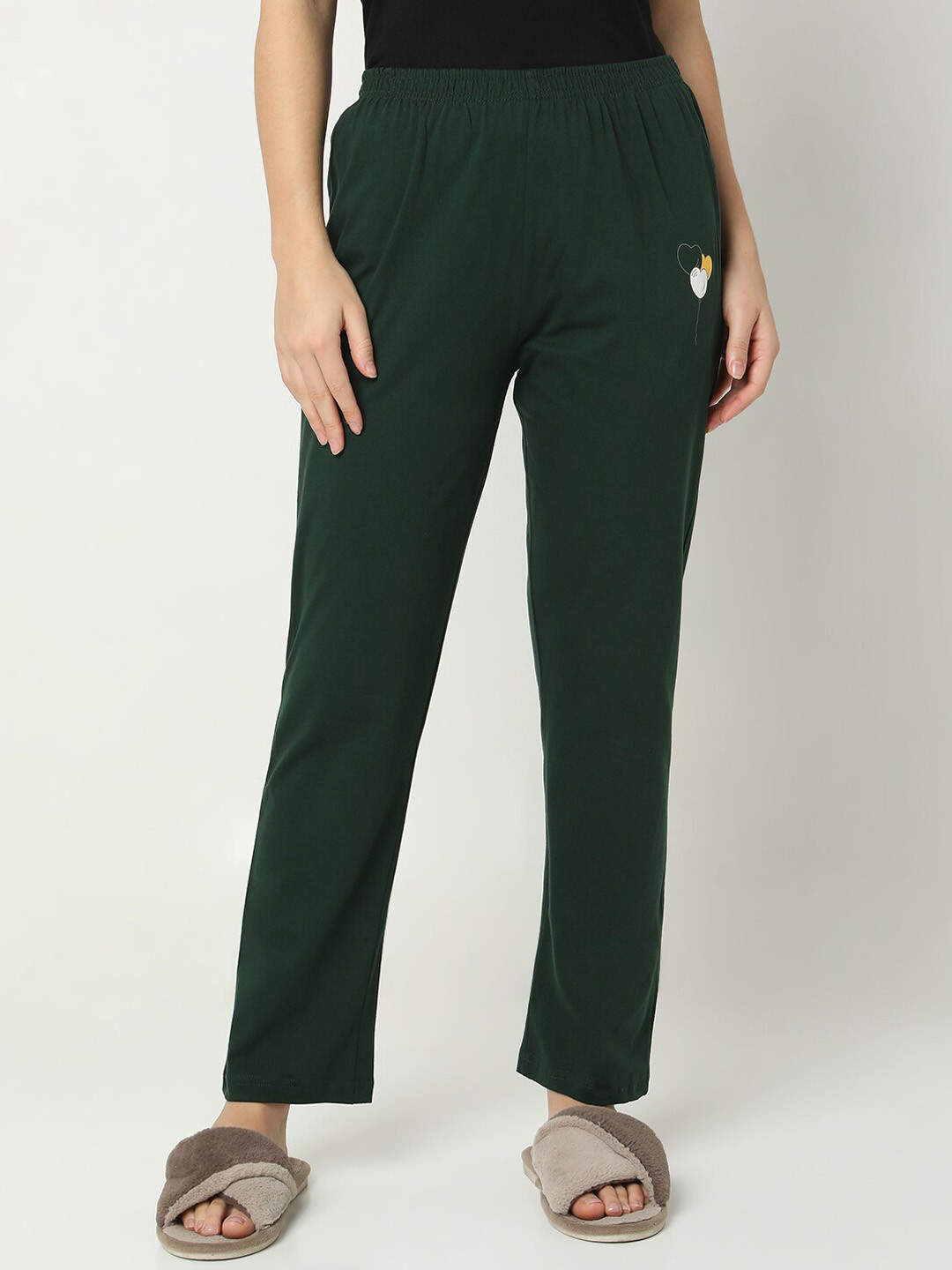 Smarty Pants Women Mid-Rise Lounge Pants, Green 
Smarty Pants Women Mid-Rise Lounge Pants, Green