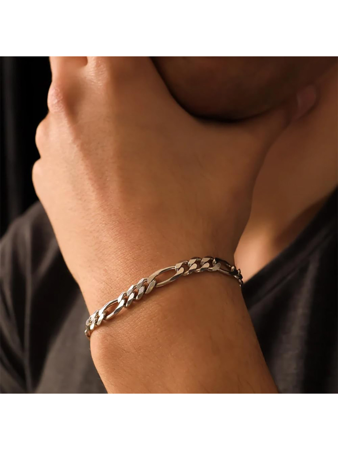 LeCalla 925 Sterling Silver Plated Link Bracelet 
LeCalla 925 Sterling Silver Plated Link Bracelet
