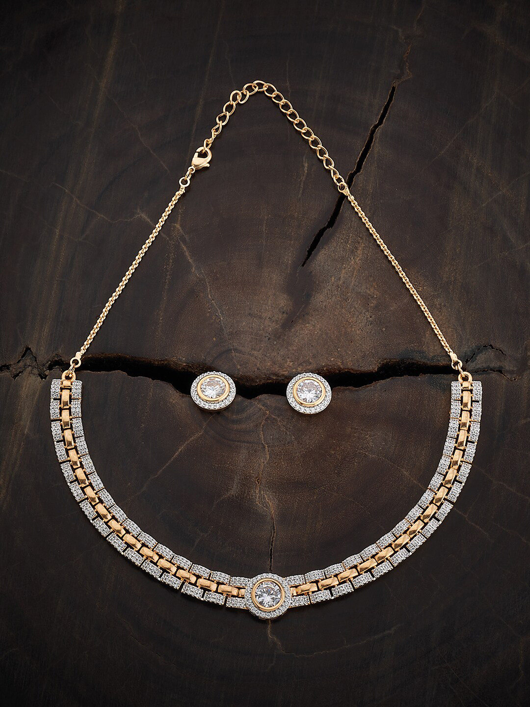 Kushal's Fashion Jewellery Rhodium-Plated CZ-Studded Necklace & Earrings, Silver
Kushal's Fashion Jewellery Rhodium-Plated CZ-Studded Necklace & Earrings, Silver