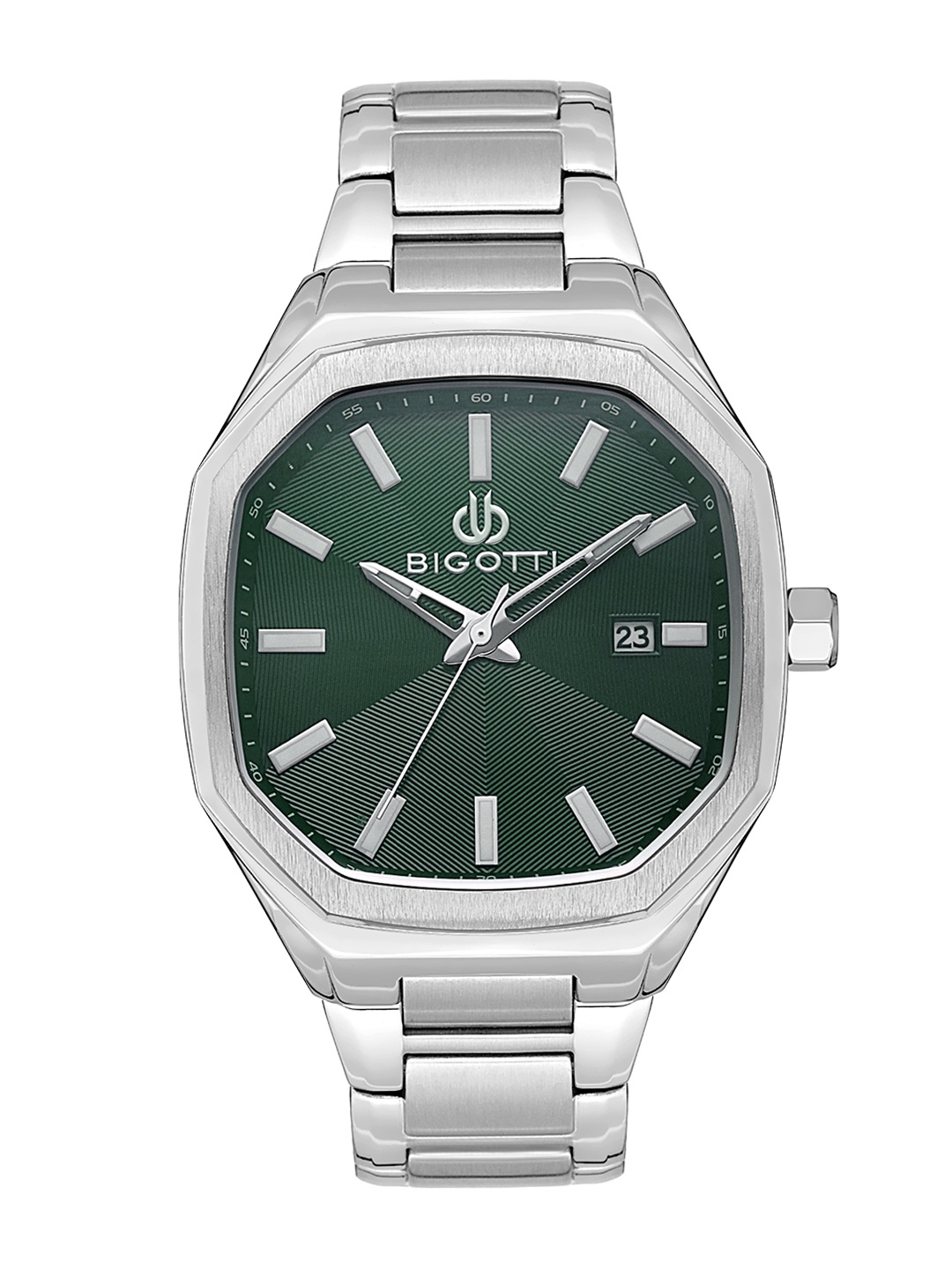 BIGOTTI Men Stainless Steel Bracelet Style Straps Analogue Watch BG.1.10529-4, Green
BIGOTTI Men Stainless Steel Bracelet Style Straps Analogue Watch BG.1.10529-4, Green