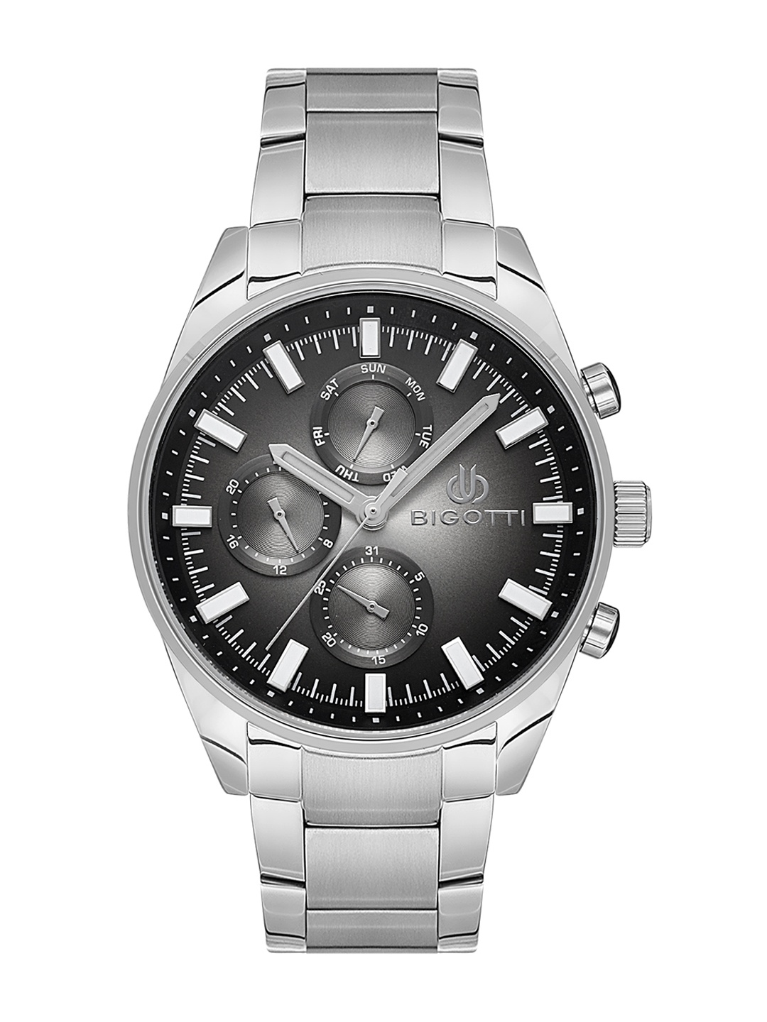 BIGOTTI Men Stainless Steel Bracelet Style Straps Analogue Watch BG.1.10515-2, Black
BIGOTTI Men Stainless Steel Bracelet Style Straps Analogue Watch BG.1.10515-2, Black