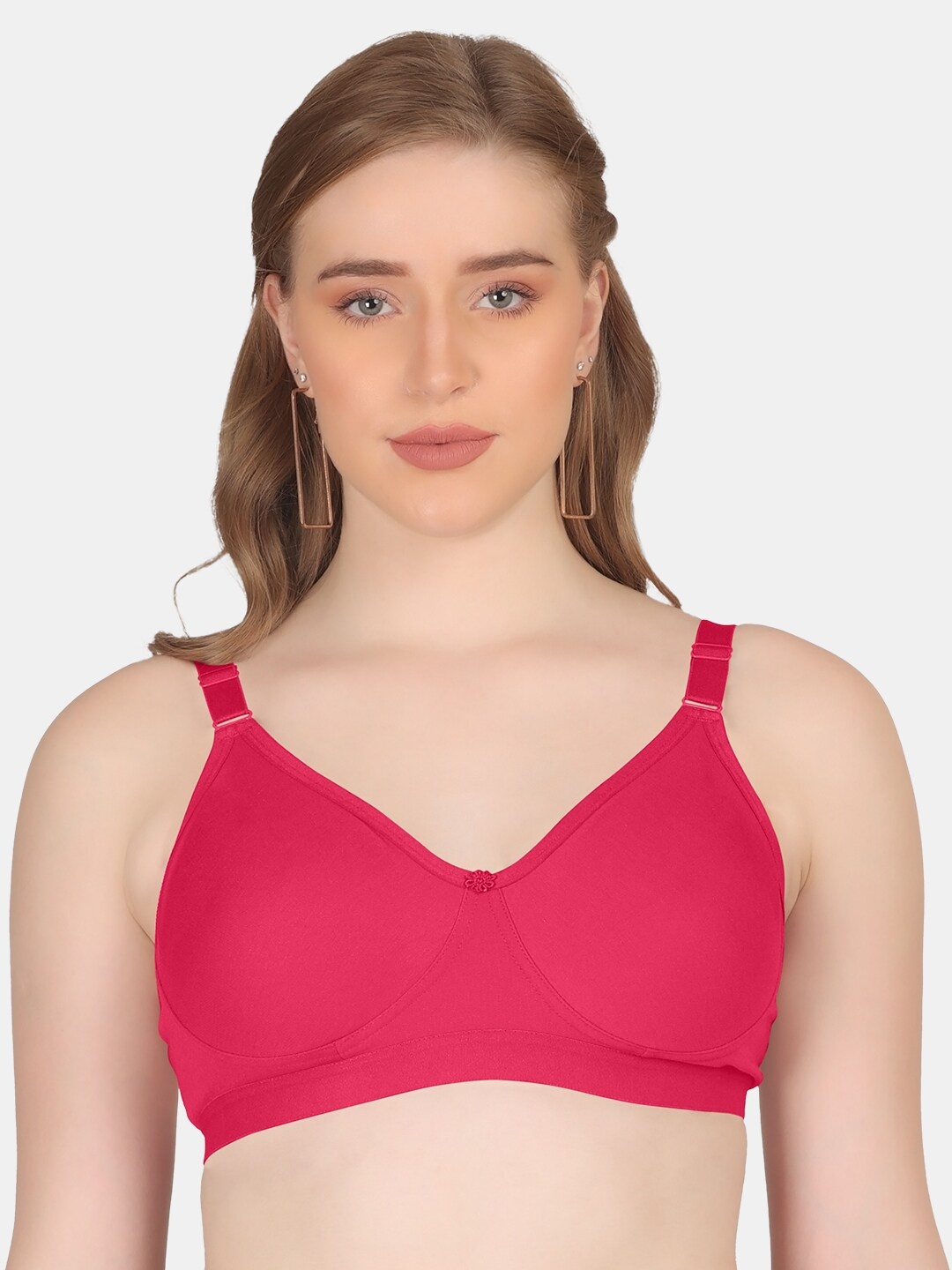 POOJA RAGENEE Full Coverage Super Support Anti Odour All Day Comfort Cotton Everyday Bra, Magenta
POOJA RAGENEE Full Coverage Super Support Anti Odour All Day Comfort Cotton Everyday Bra, Magenta