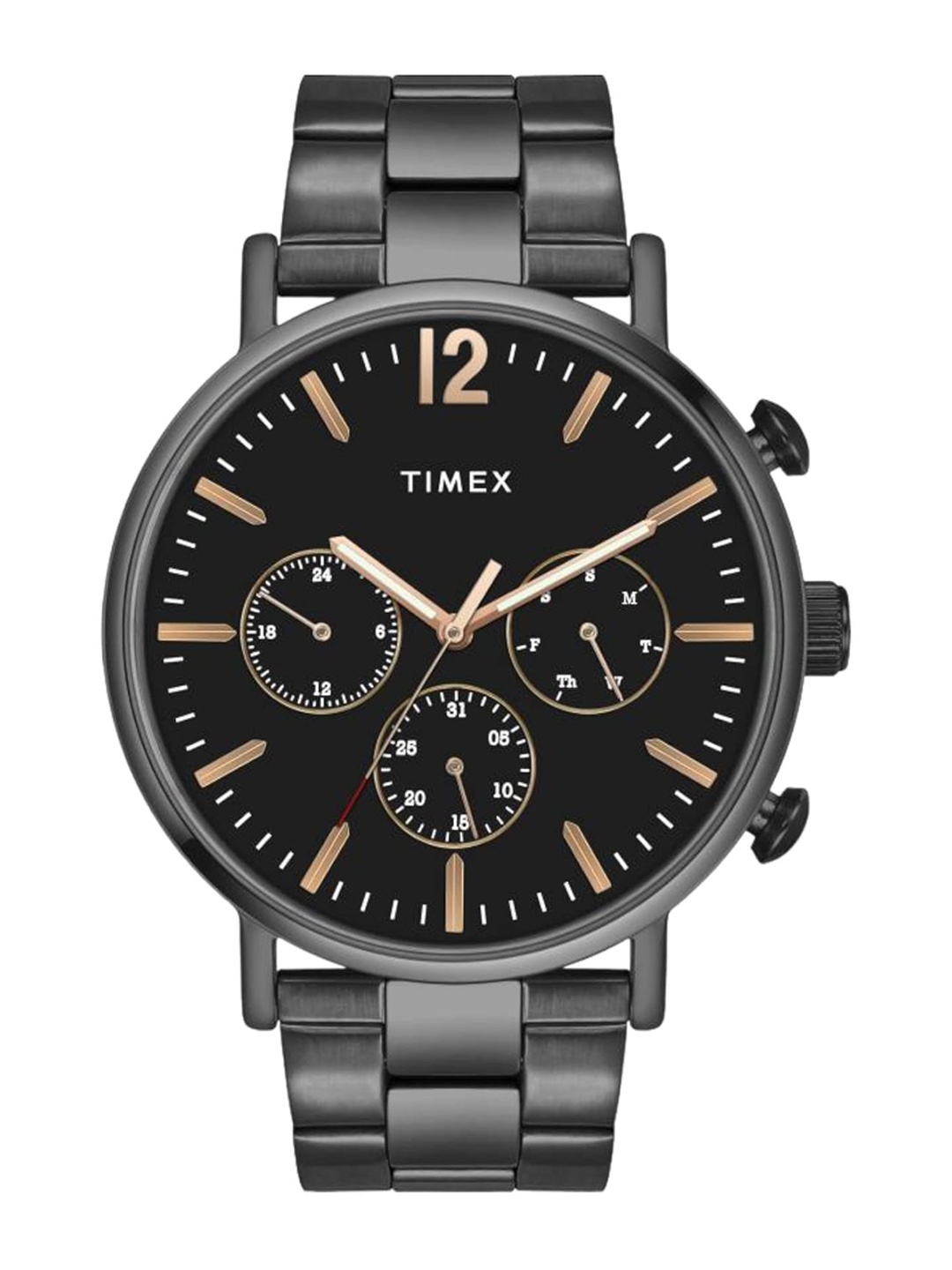 Timex Men Stainless Steel Bracelet Style Straps Chronograph Analogue Watch TWEG20010, Black
Timex Men Stainless Steel Bracelet Style Straps Chronograph Analogue Watch TWEG20010, Black