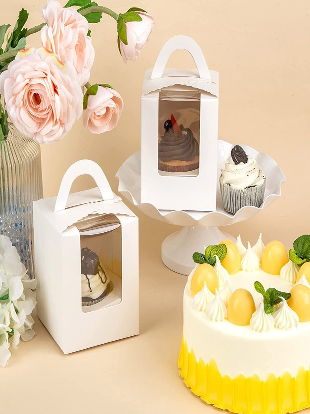 Satyam Kraft Set Of 20 Decorative Folding Paper Gift Boxes With 1 Cavity Holder, White
Satyam Kraft Set Of 20 Decorative Folding Paper Gift Boxes With 1 Cavity Holder, White