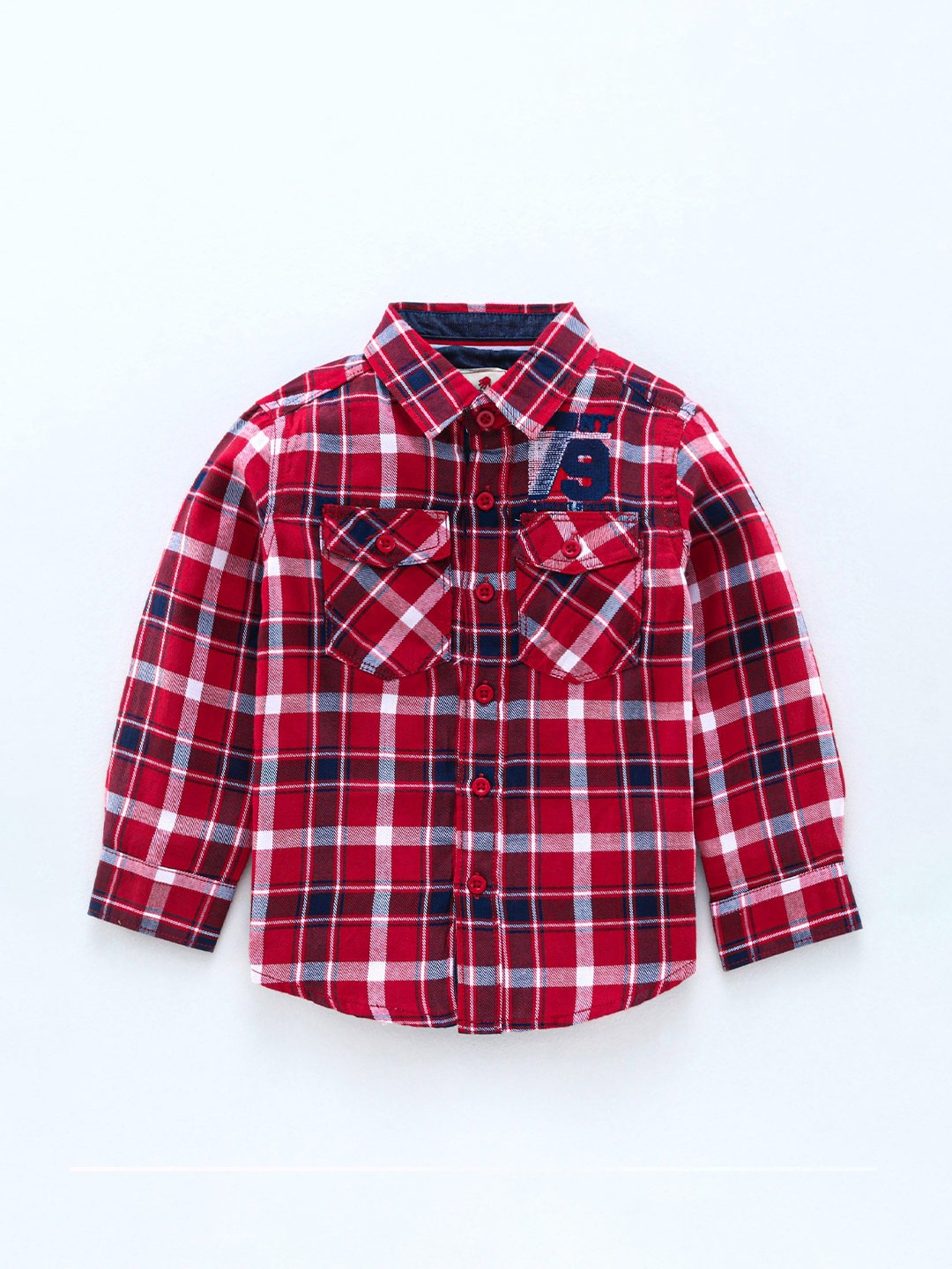 JusCubs Boys Premium Tartan Checked Spread Collar Long Roll up Sleeves Casual Shirt, Red
JusCubs Boys Premium Tartan Checked Spread Collar Long Roll up Sleeves Casual Shirt, Red